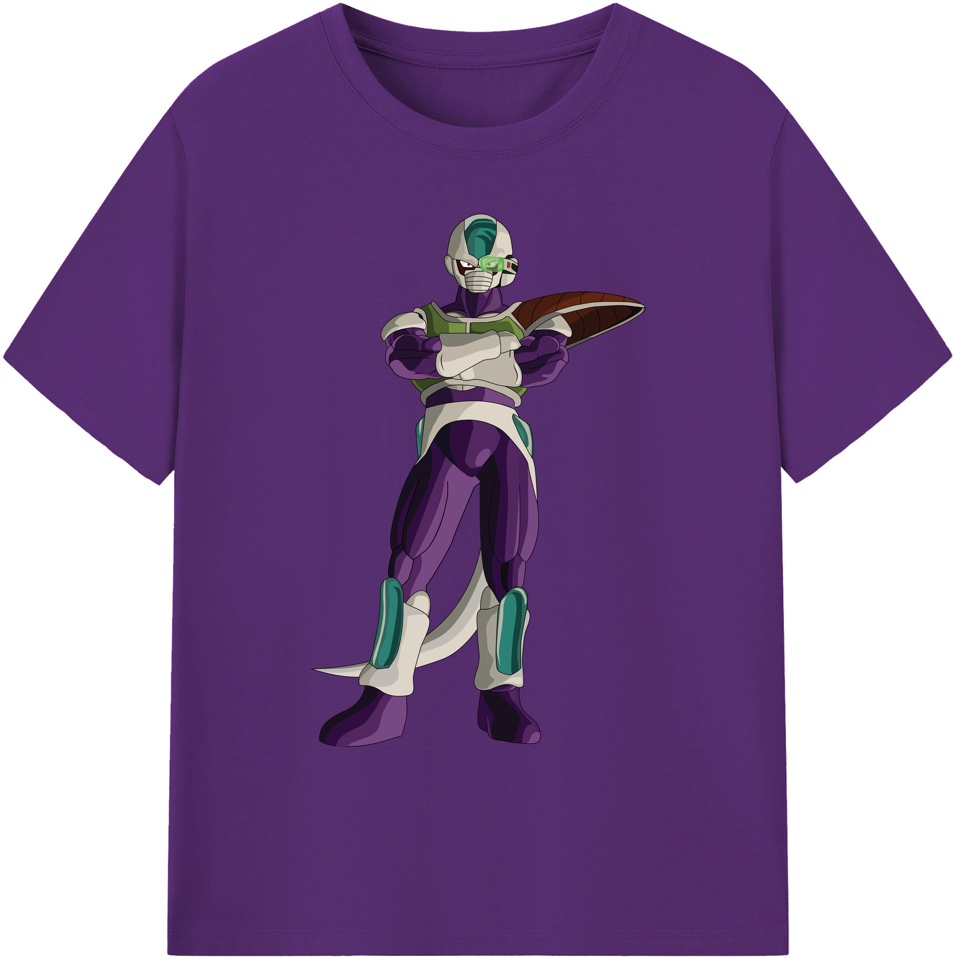 （画像用） ドラゴンボール フリーザ DRAGON BALL Frieza 綿100％ メンズ半袖Tシャツ｜肌触りやわらか＆通気性