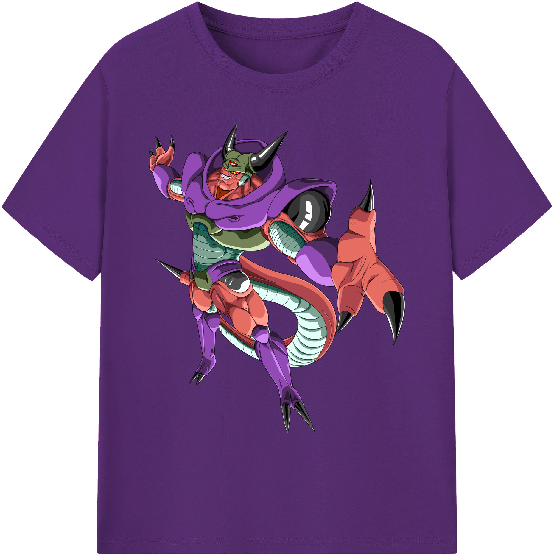 （画像用） ドラゴンボール ジャネンバ DRAGON BALL Janemba 綿100％ メンズ半袖Tシャツ｜肌触りやわらか＆通気性