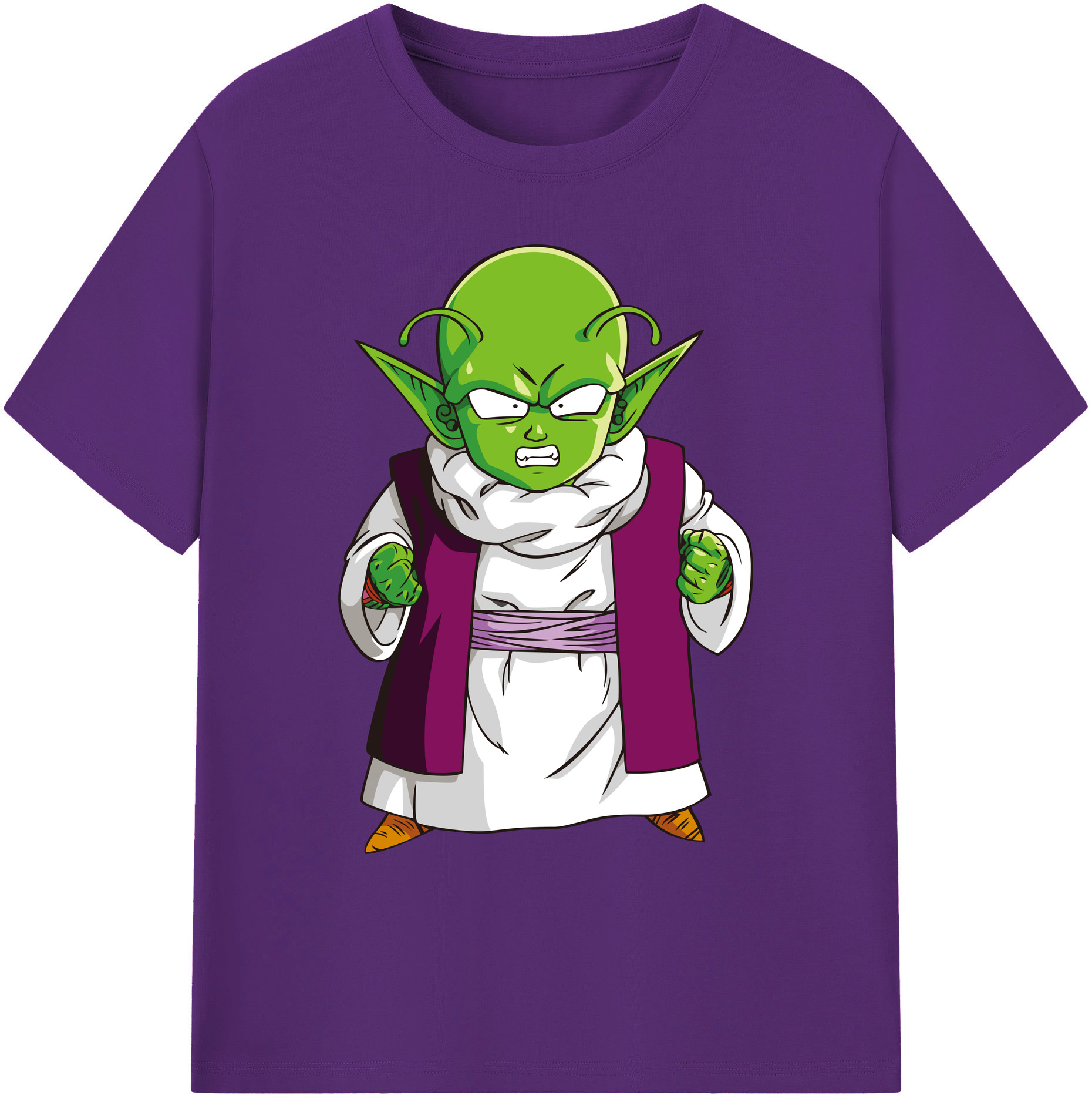 （画像用） ドラゴンボール ピッコロ DRAGON BALL Piccolo 綿100％ メンズ半袖Tシャツ｜肌触りやわらか＆通気性