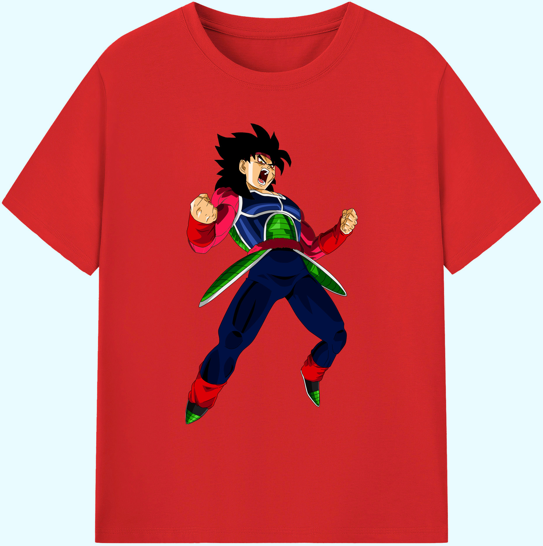 （画像用） ドラゴンボール バーダック DRAGON BALL Burdock 綿100％ メンズ半袖Tシャツ｜肌触りやわらか＆通気性