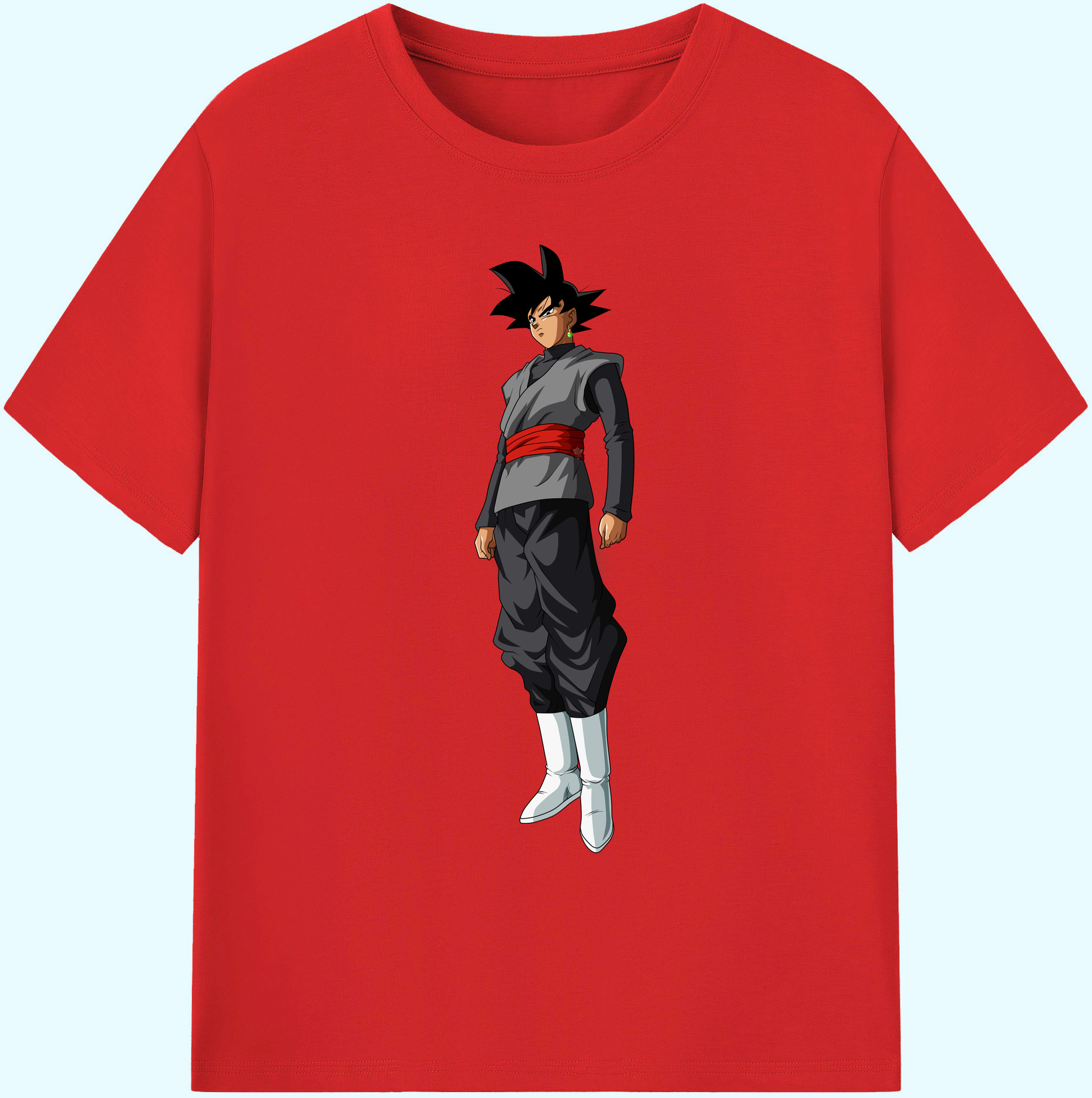 （画像用） ドラゴンボール ベジータ四世（Bejīta Yonsei）DRAGON BALL Vegeta IV 綿100％ メンズ半袖Tシャツ｜肌触りやわらか＆通気性