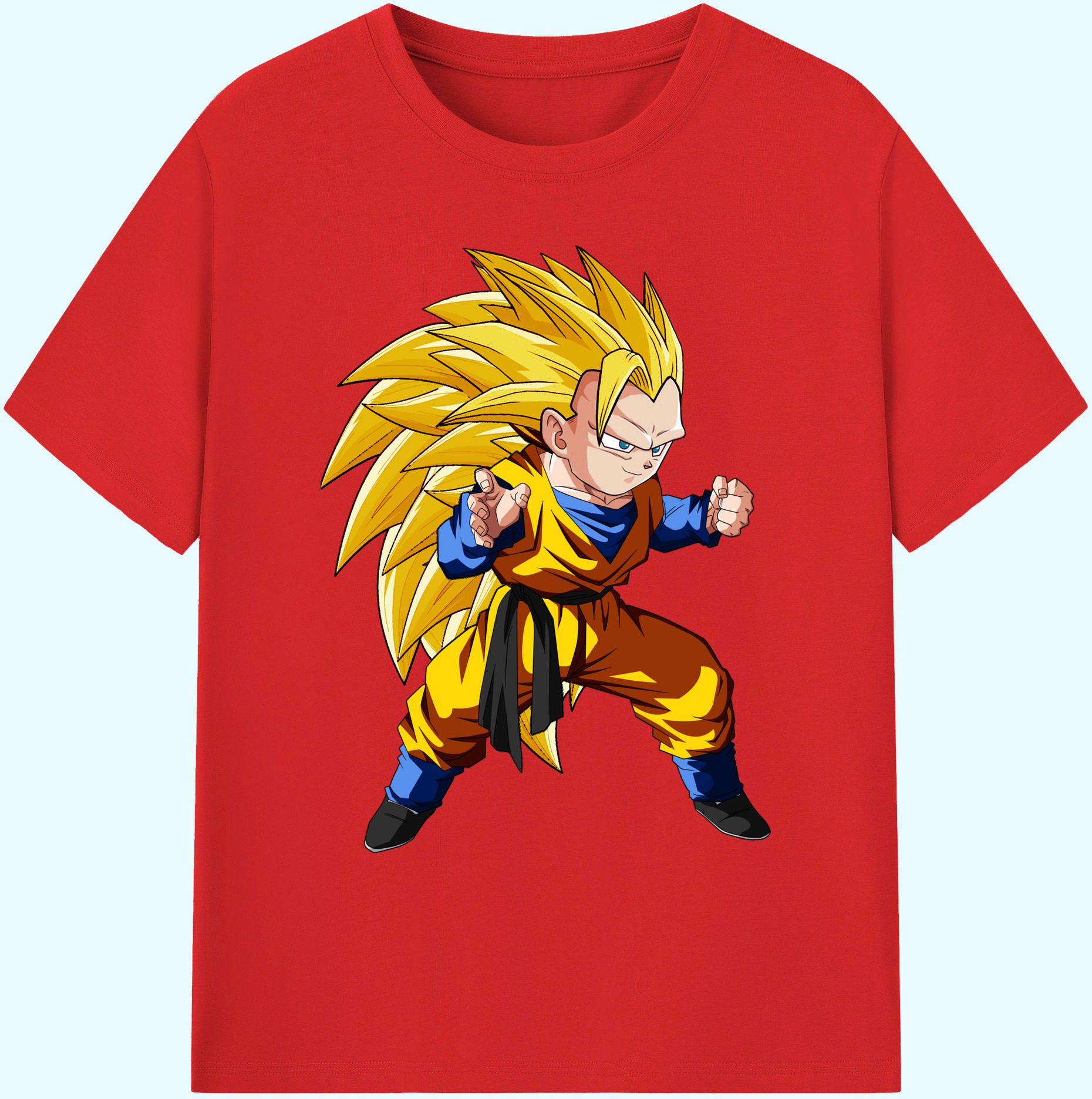（画像用） ドラゴンボール ベジータ四世（Bejīta Yonsei）DRAGON BALL Vegeta IV 綿100％ メンズ半袖Tシャツ｜肌触りやわらか＆通気性