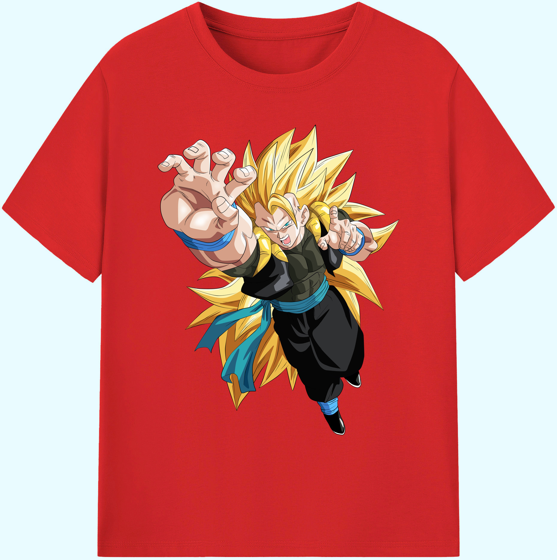 （画像用） ドラゴンボール ベジータ四世（Bejīta Yonsei）DRAGON BALL Vegeta IV 綿100％ メンズ半袖Tシャツ｜肌触りやわらか＆通気性