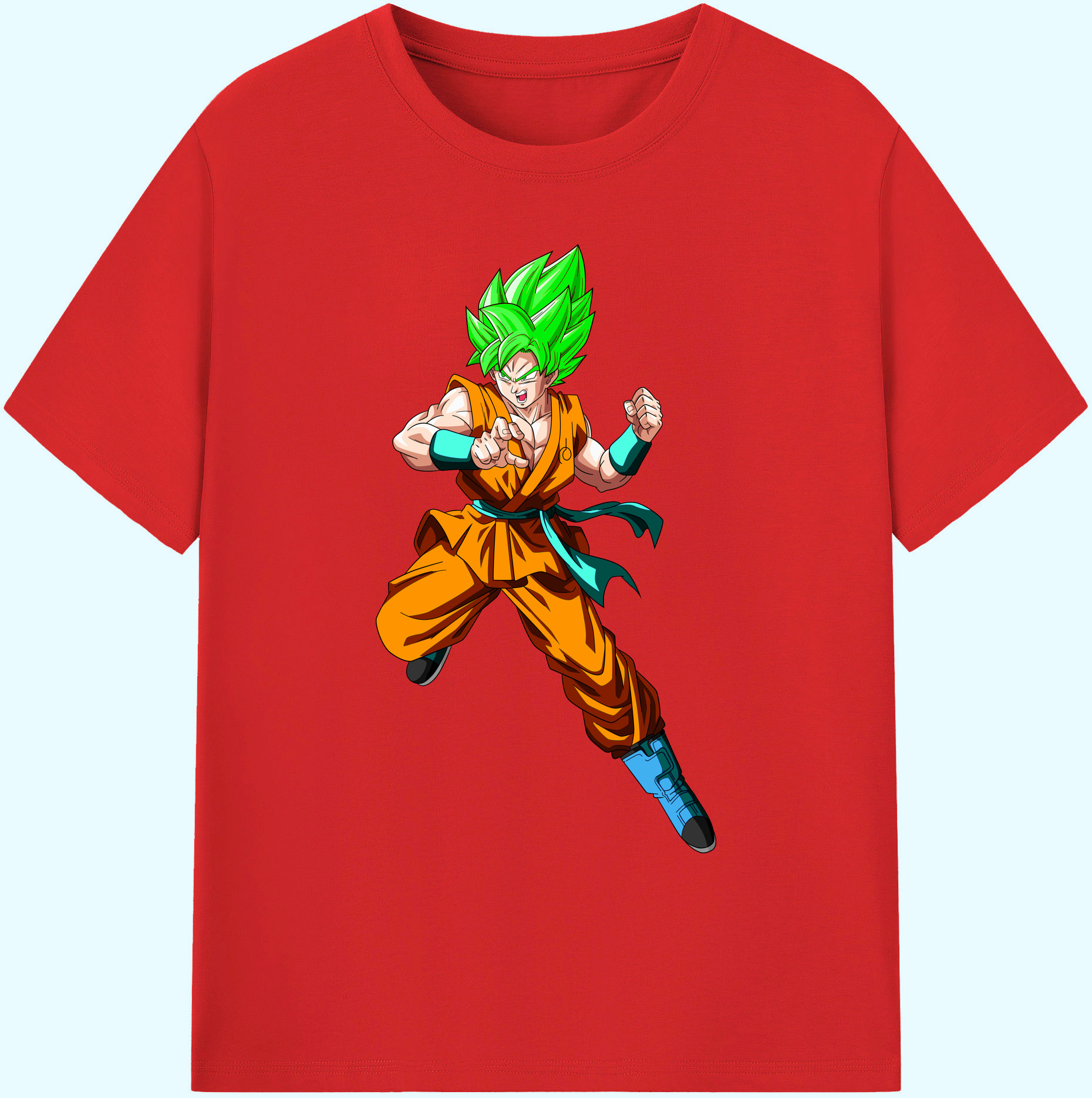 （画像用） ドラゴンボール 孫 悟飯（そんごはん）DRAGON BALL Son Gohan 綿100％ メンズ半袖Tシャツ｜肌触りやわらか＆通気性