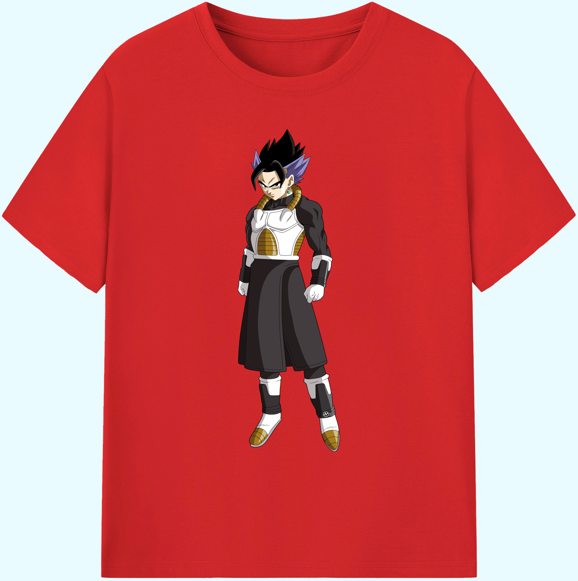 （画像用） ドラゴンボール ベジット DRAGON BALL Vegetto 綿100％ メンズ半袖Tシャツ｜肌触りやわらか＆通気性