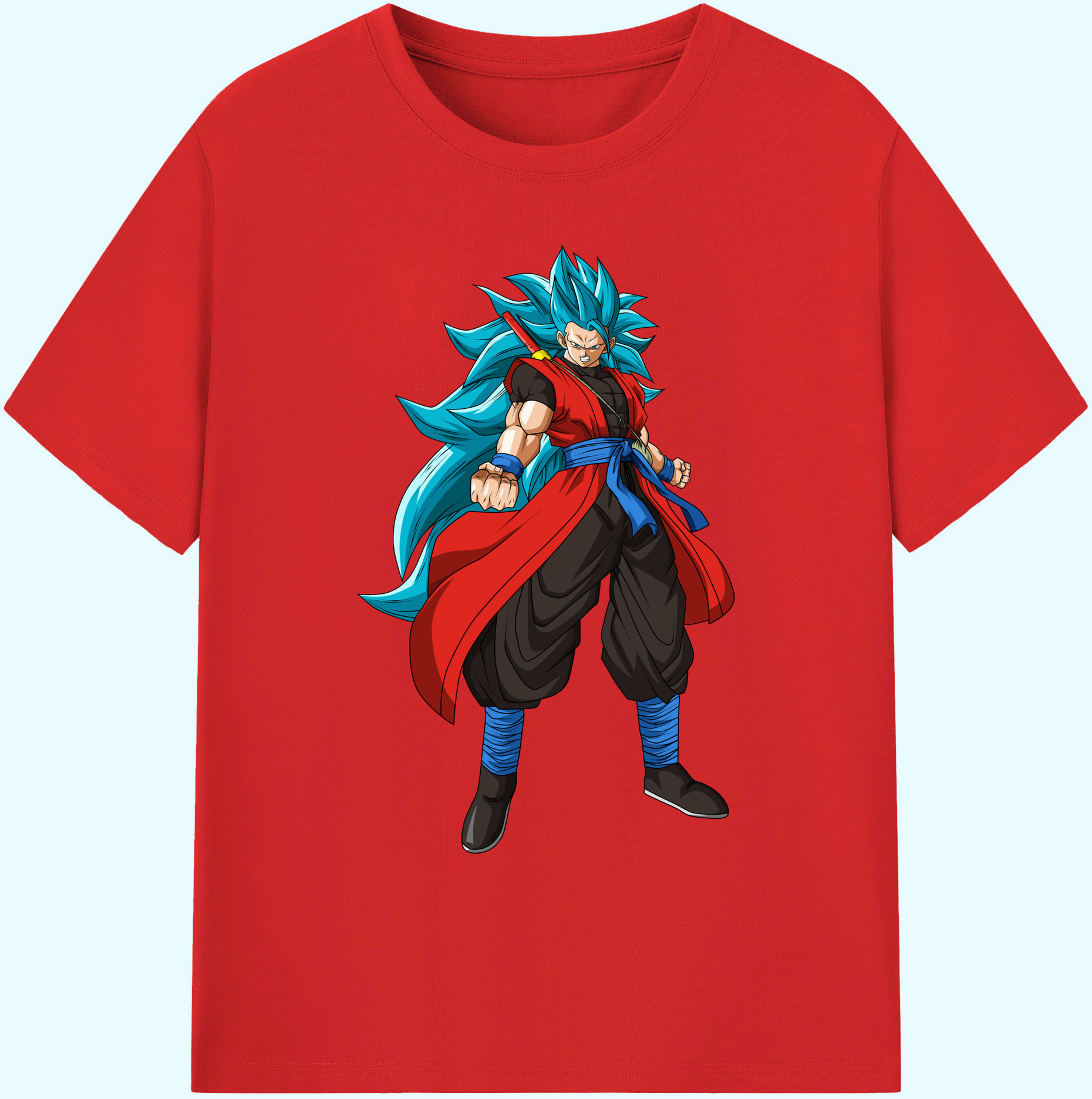 （画像用） ドラゴンボール ベジット DRAGON BALL Vegetto 綿100％ メンズ半袖Tシャツ｜肌触りやわらか＆通気性