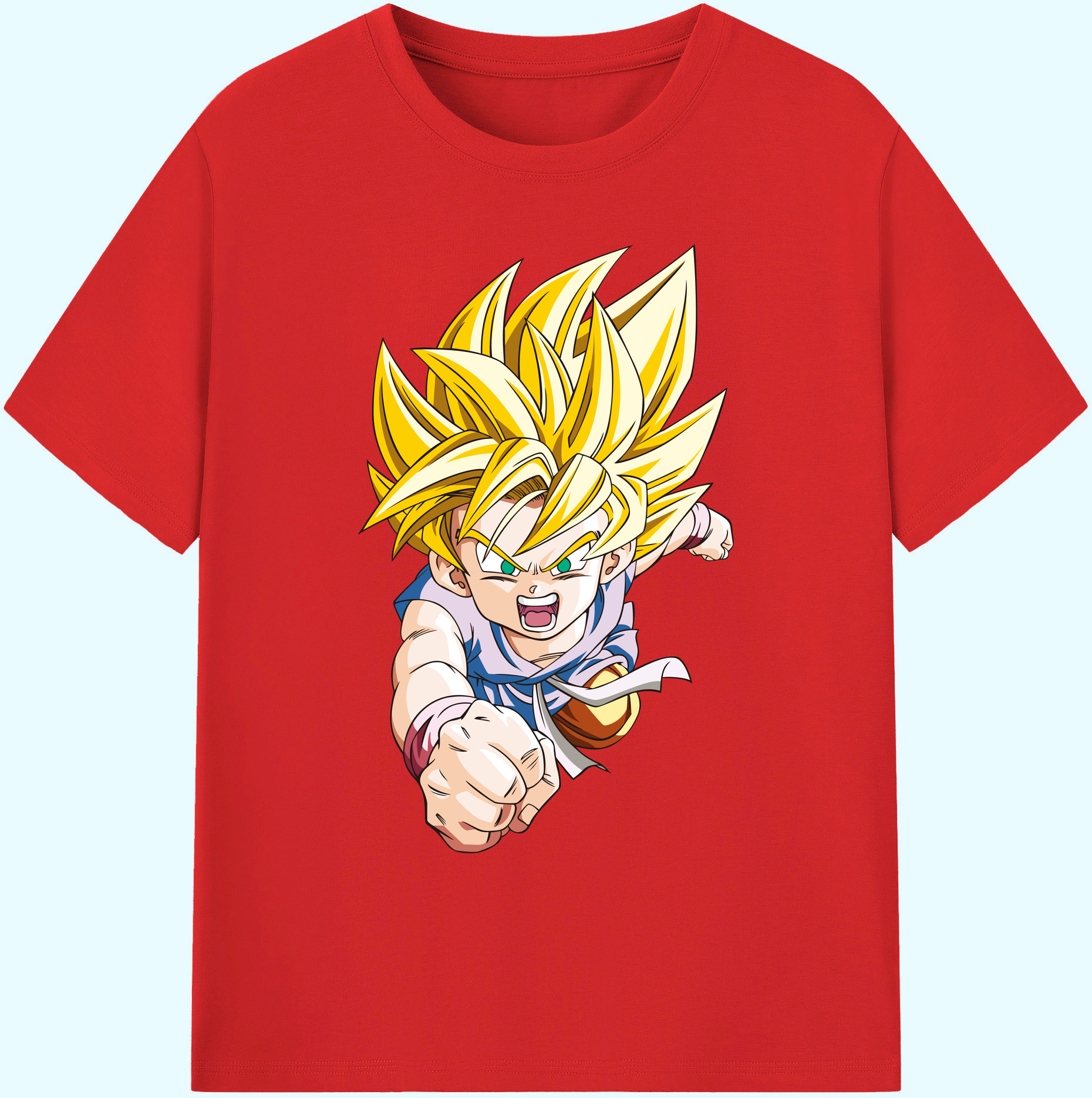 （画像用） ドラゴンボール ベジット DRAGON BALL Vegetto 綿100％ メンズ半袖Tシャツ｜肌触りやわらか＆通気性