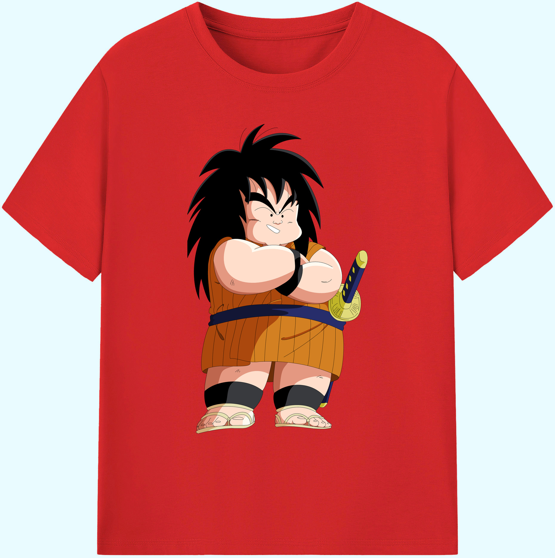 （画像用） ドラゴンボール やじろべえ DRAGON BALL Yajirobe 綿100％ メンズ半袖Tシャツ｜肌触りやわらか＆通気性