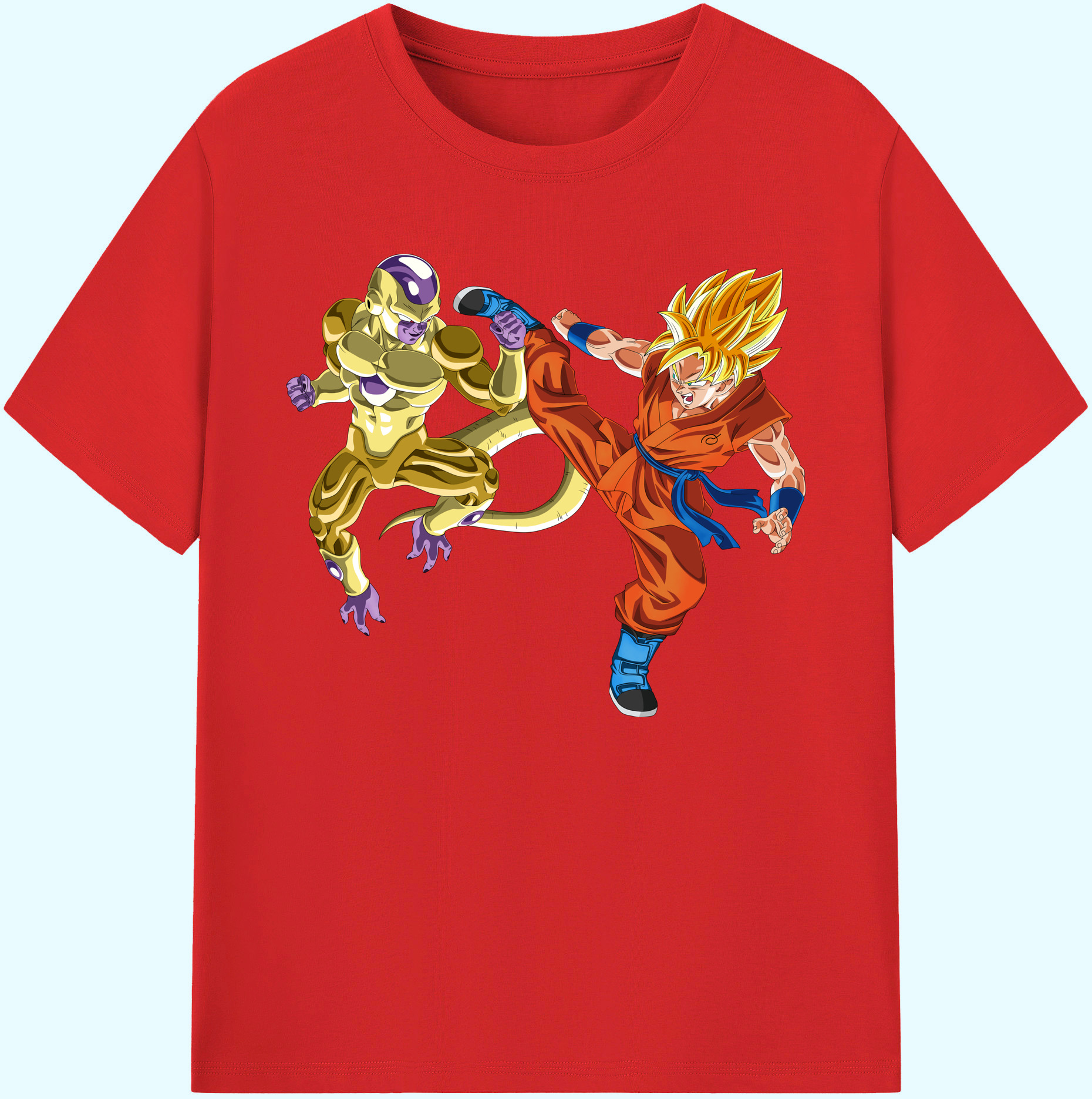 （画像用） ドラゴンボール DRAGON BALL 綿100％ メンズ半袖Tシャツ｜肌触りやわらか＆通気性