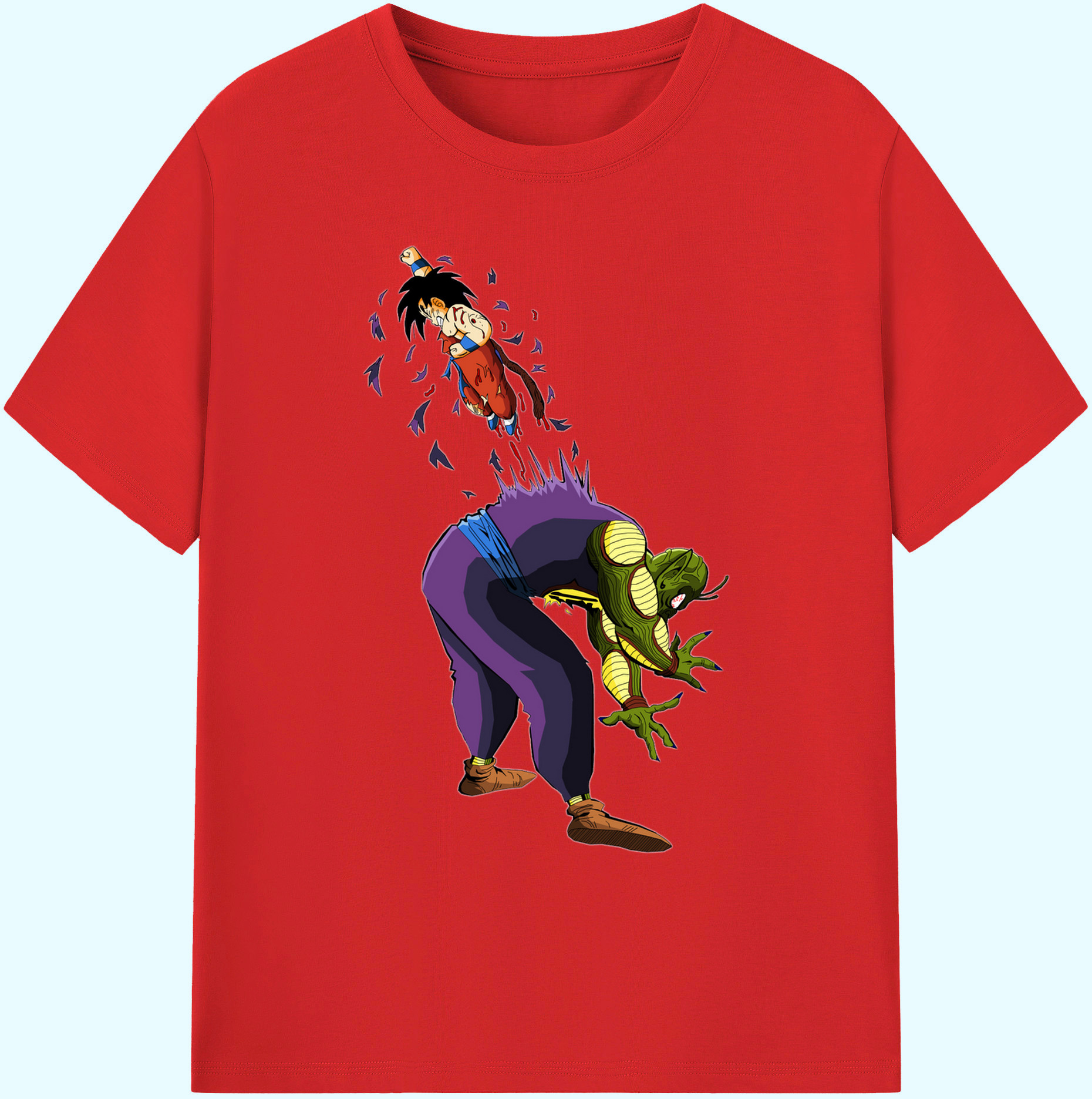 （画像用） ドラゴンボール DRAGON BALL 綿100％ メンズ半袖Tシャツ｜肌触りやわらか＆通気性