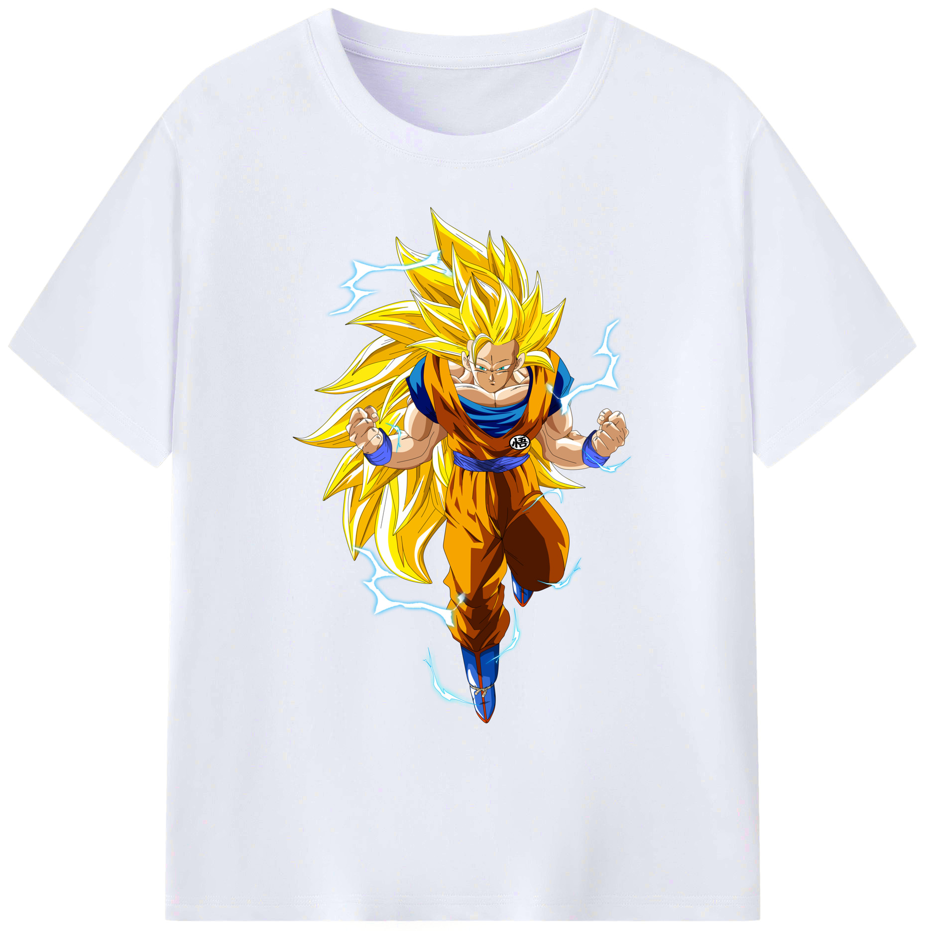 （画像用） ドラゴンボール 孫悟空（そん ごくう）Son Goku カカロット DRAGON BALL Kakarotto 綿100％ メンズ半袖Tシャツ｜肌触りやわらか＆通気性