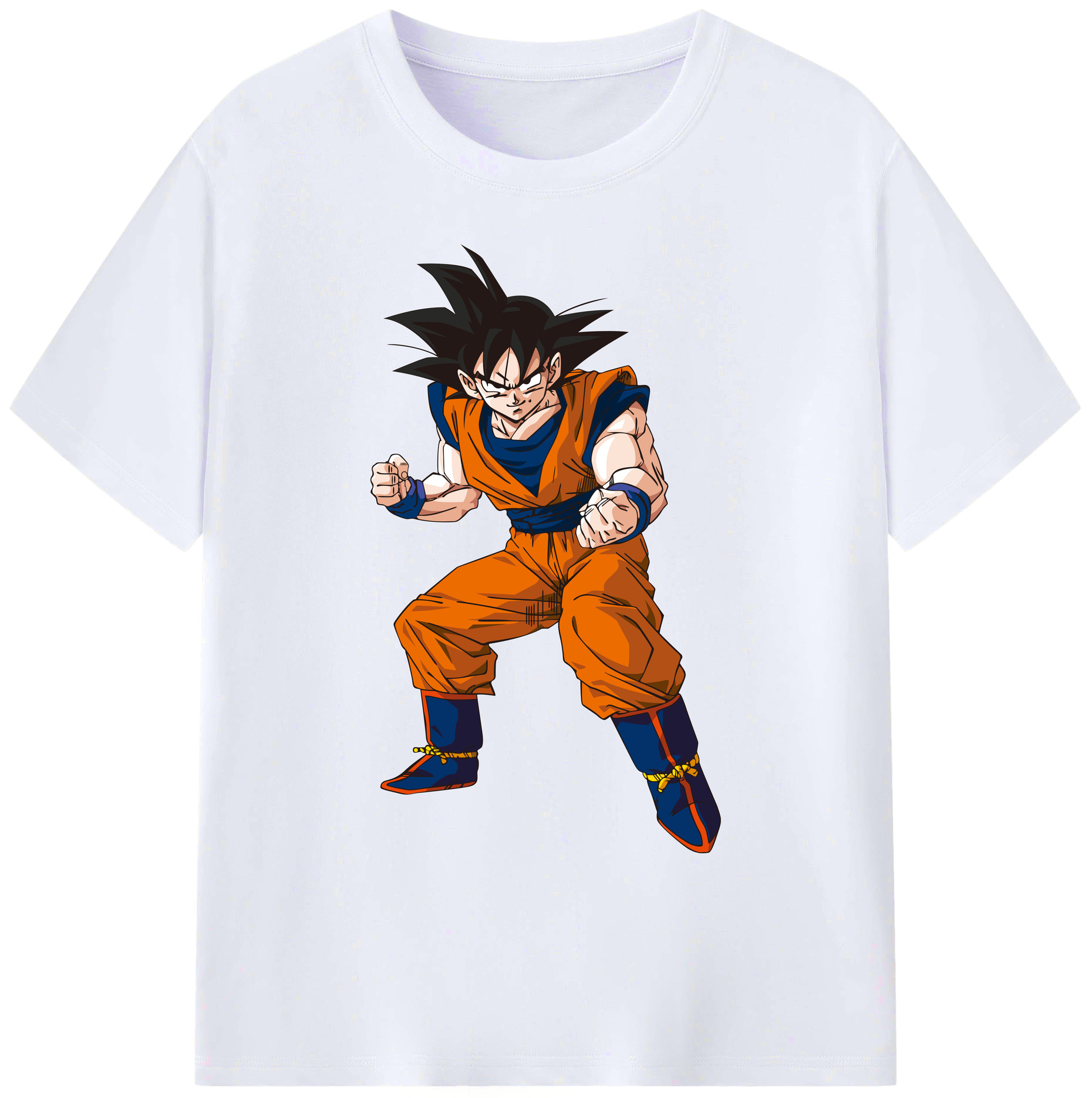 （画像用） ドラゴンボール 孫悟空（そん ごくう）Son Goku カカロット DRAGON BALL Kakarotto 綿100％ メンズ半袖Tシャツ｜肌触りやわらか＆通気性