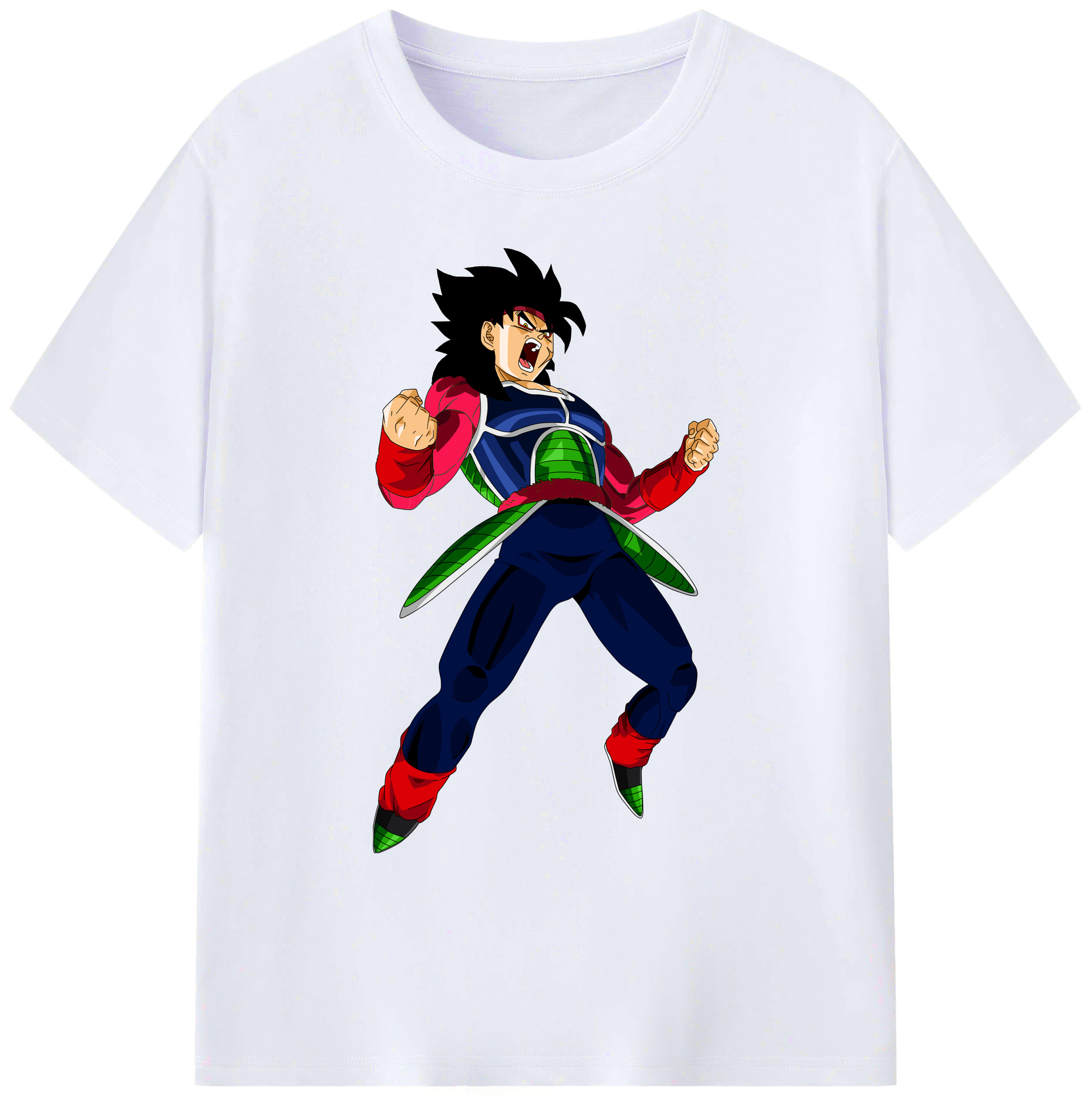 （画像用） ドラゴンボール バーダック DRAGON BALL Burdock 綿100％ メンズ半袖Tシャツ｜肌触りやわらか＆通気性