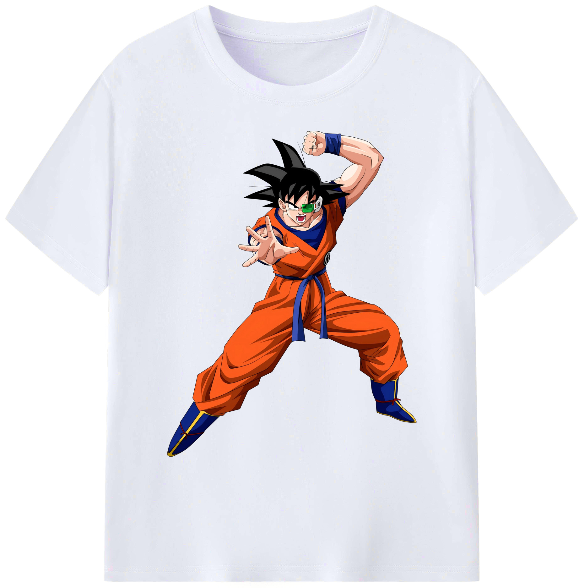 （画像用） ドラゴンボール 孫悟空（そん ごくう）Son Goku カカロット DRAGON BALL Kakarotto 綿100％ メンズ半袖Tシャツ｜肌触りやわらか＆通気性