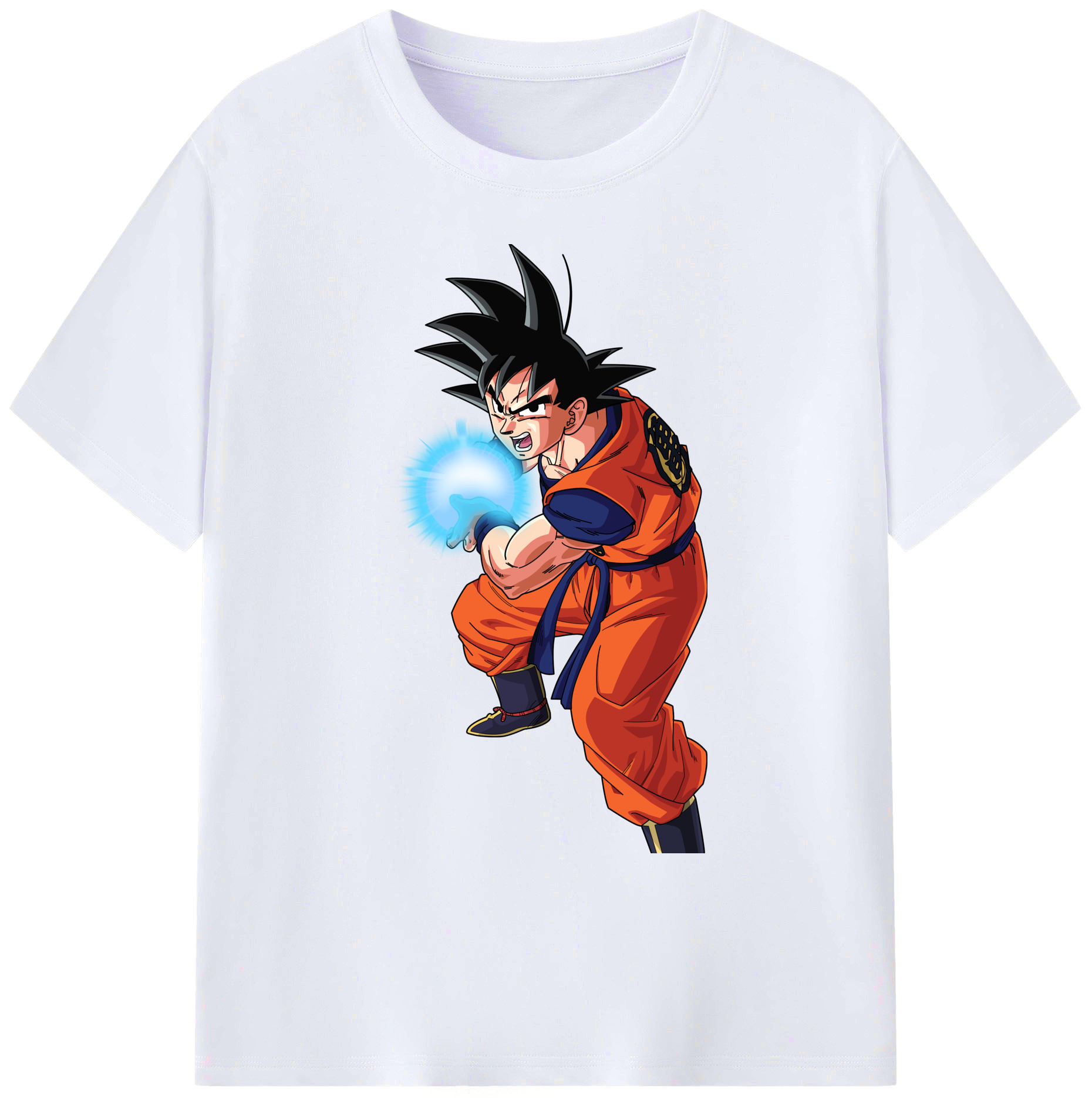 （画像用） ドラゴンボール 孫悟空（そん ごくう）Son Goku カカロット DRAGON BALL Kakarotto 綿100％ メンズ半袖Tシャツ｜肌触りやわらか＆通気性