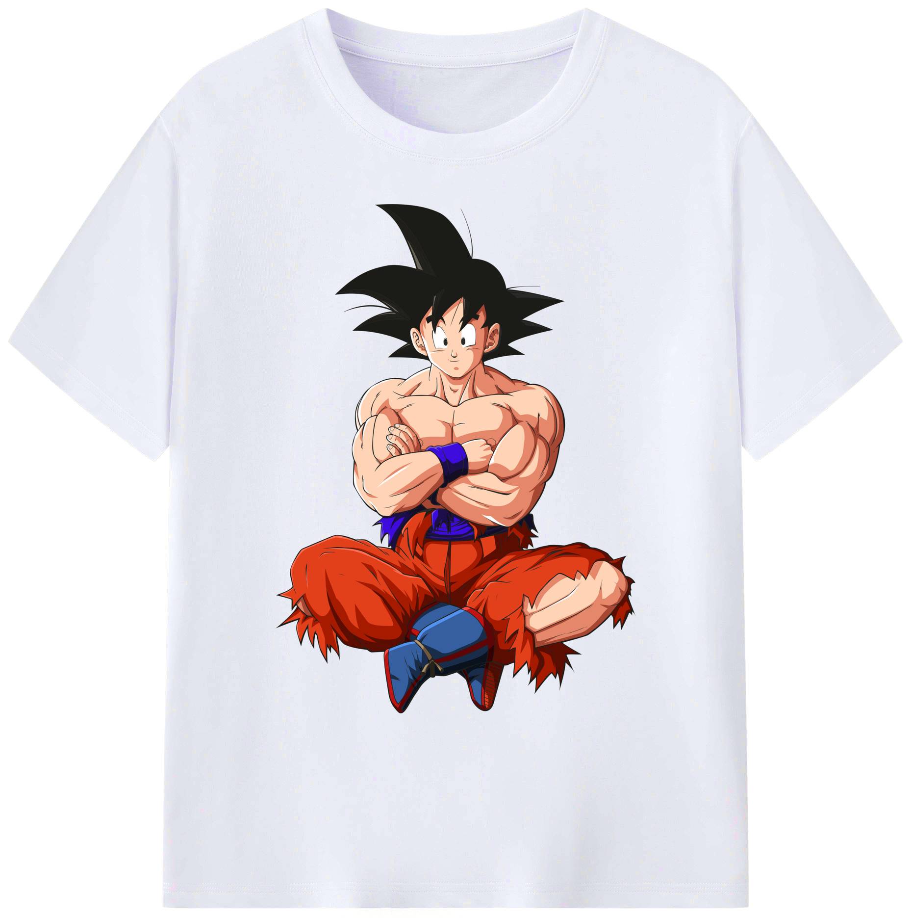 （画像用） ドラゴンボール 孫悟空（そん ごくう）Son Goku カカロット DRAGON BALL Kakarotto 綿100％ メンズ半袖Tシャツ｜肌触りやわらか＆通気性