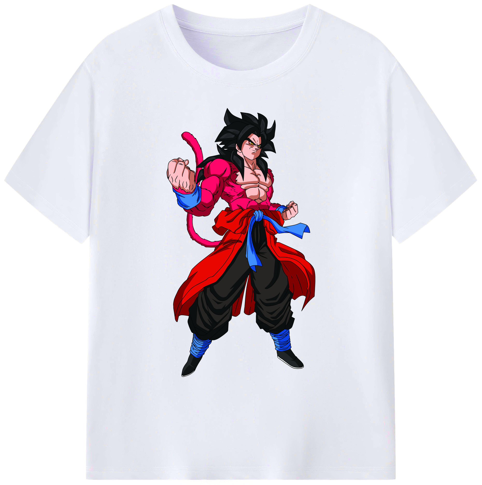 （画像用） ドラゴンボール 孫悟空（そん ごくう）Son Goku カカロット DRAGON BALL Kakarotto 綿100％ メンズ半袖Tシャツ｜肌触りやわらか＆通気性