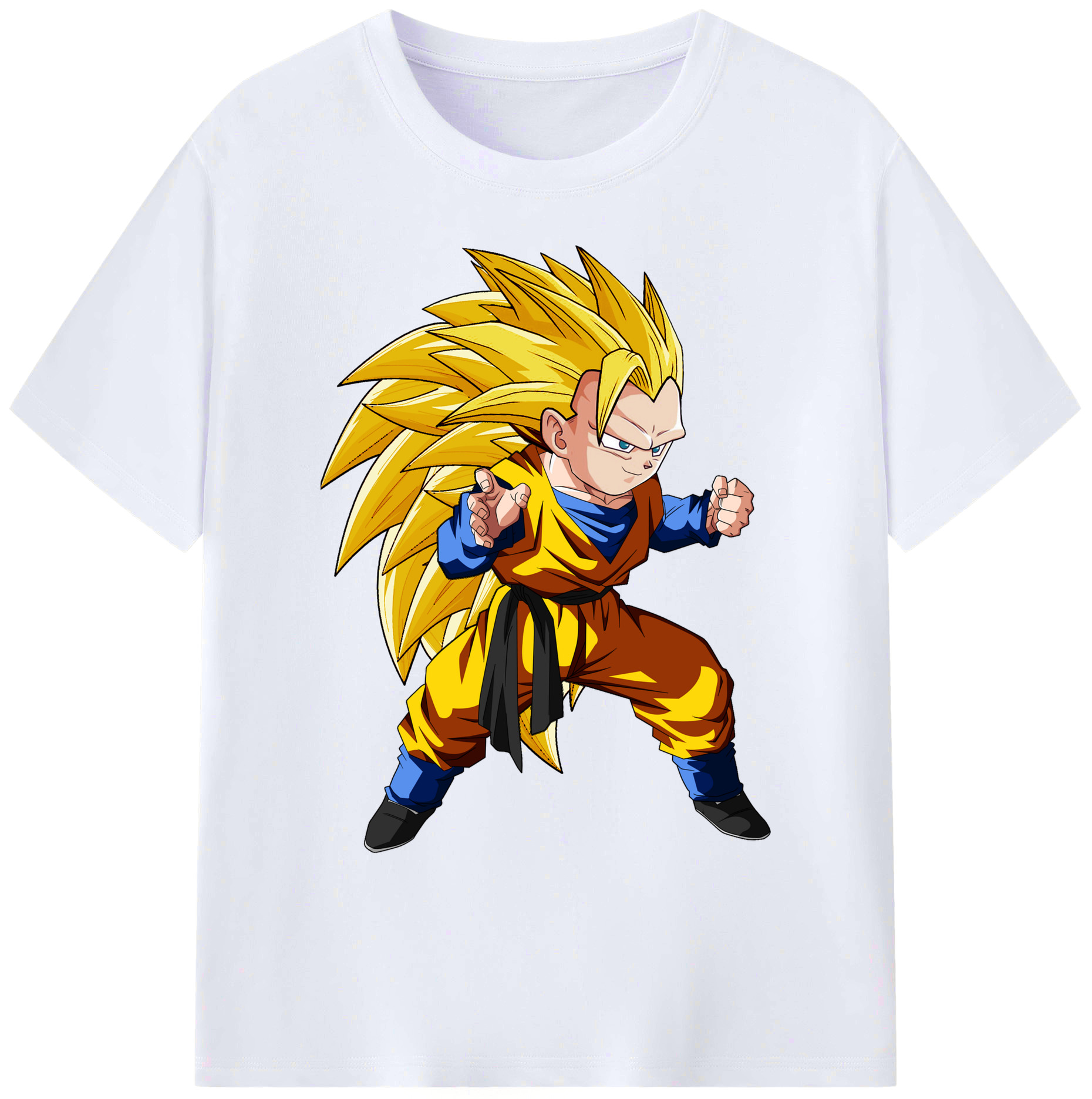 （画像用） ドラゴンボール ベジータ四世（Bejīta Yonsei）DRAGON BALL Vegeta IV 綿100％ メンズ半袖Tシャツ｜肌触りやわらか＆通気性