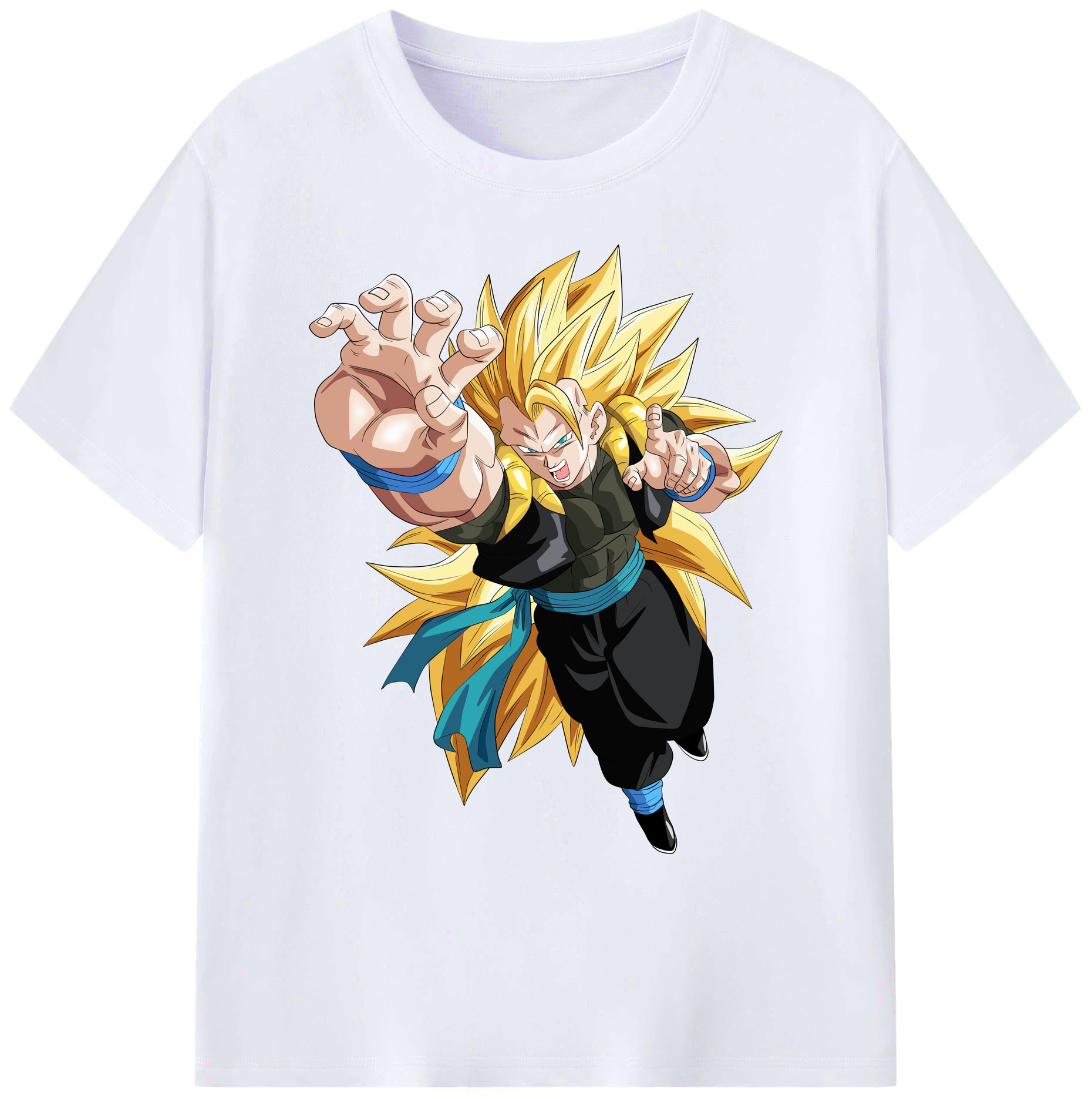 （画像用） ドラゴンボール ベジータ四世（Bejīta Yonsei）DRAGON BALL Vegeta IV 綿100％ メンズ半袖Tシャツ｜肌触りやわらか＆通気性