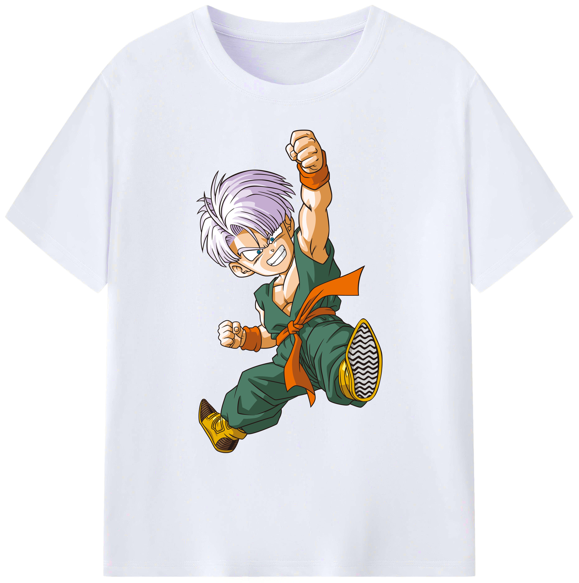（画像用） ドラゴンボール トランクス（Torankusu）DRAGON BALL Trunks 綿100％ メンズ半袖Tシャツ｜肌触りやわらか＆通気性