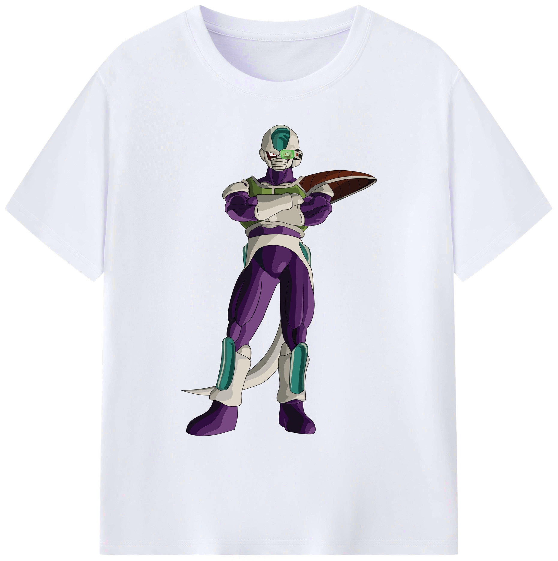 （画像用） ドラゴンボール フリーザ DRAGON BALL Frieza 綿100％ メンズ半袖Tシャツ｜肌触りやわらか＆通気性