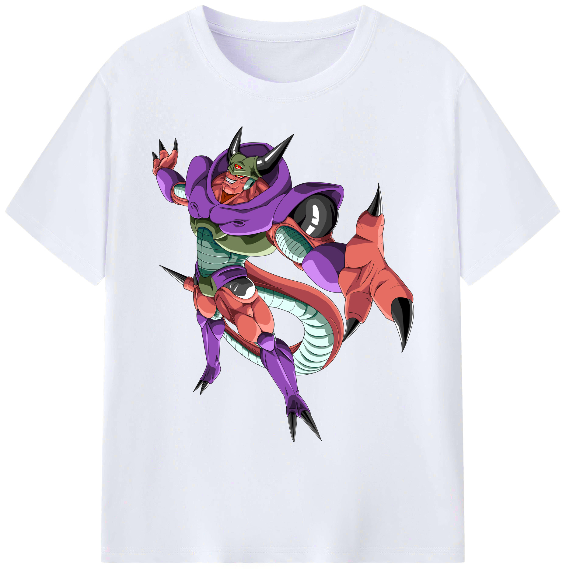 （画像用） ドラゴンボール ジャネンバ DRAGON BALL Janemba 綿100％ メンズ半袖Tシャツ｜肌触りやわらか＆通気性