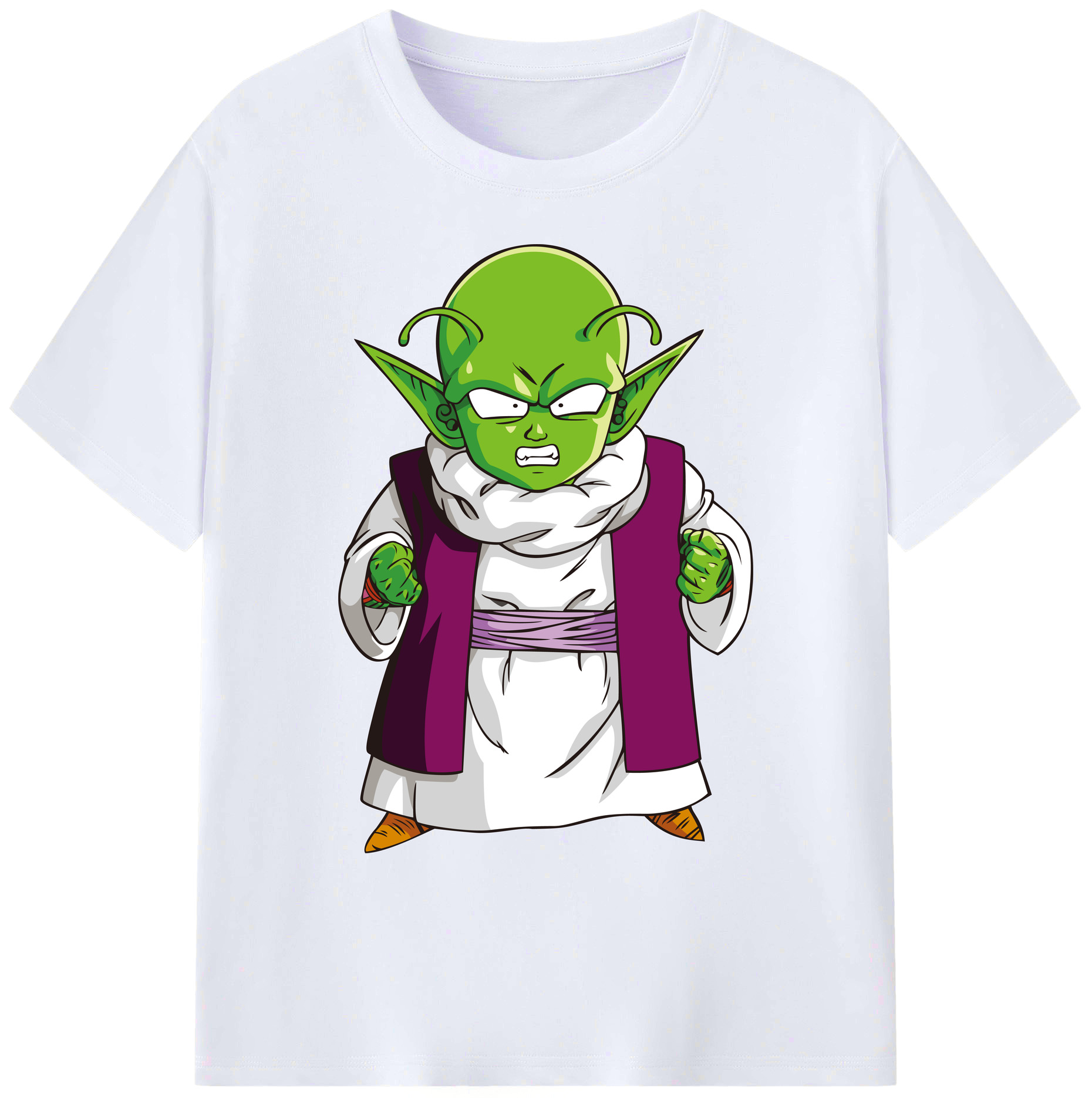 （画像用） ドラゴンボール ピッコロ DRAGON BALL Piccolo 綿100％ メンズ半袖Tシャツ｜肌触りやわらか＆通気性