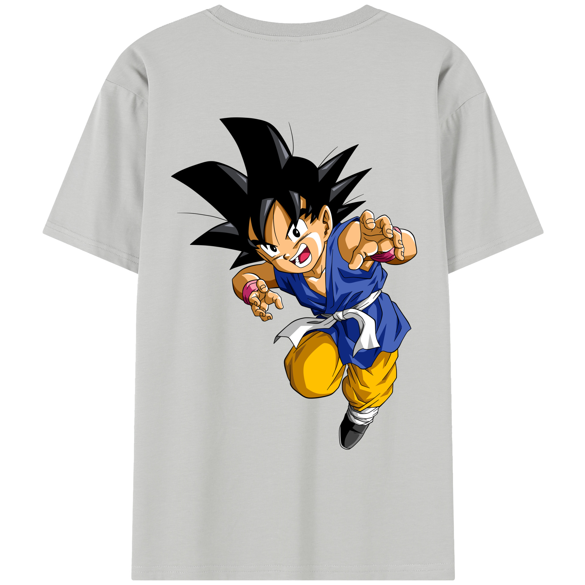 （画像用） ドラゴンボール 孫悟空（そん ごくう）Son Goku カカロット DRAGON BALL Kakarotto レディース半袖Tシャツ(バックプリント)