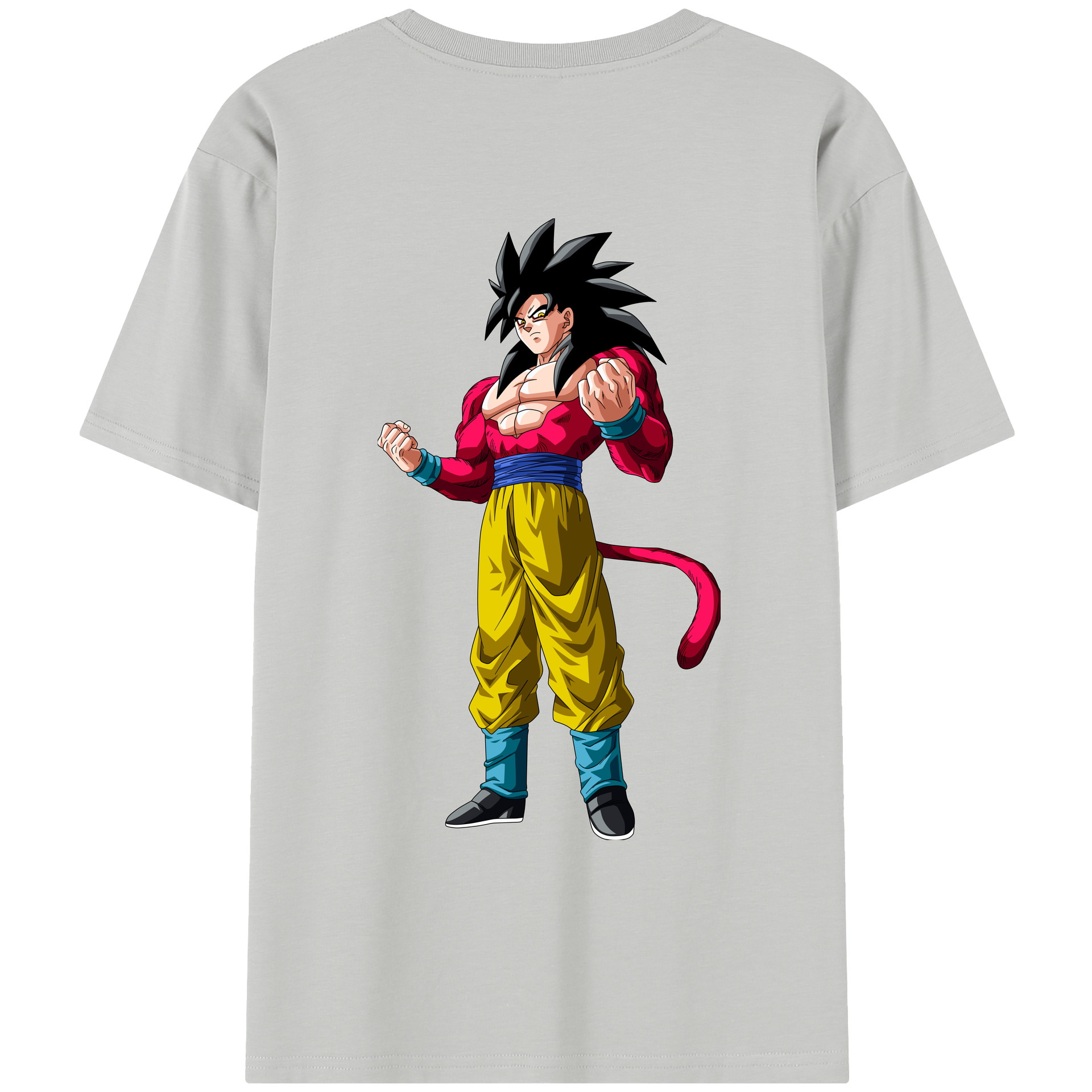 （画像用） ドラゴンボール 孫悟空（そん ごくう）Son Goku カカロット DRAGON BALL Kakarotto レディース半袖Tシャツ(バックプリント)
