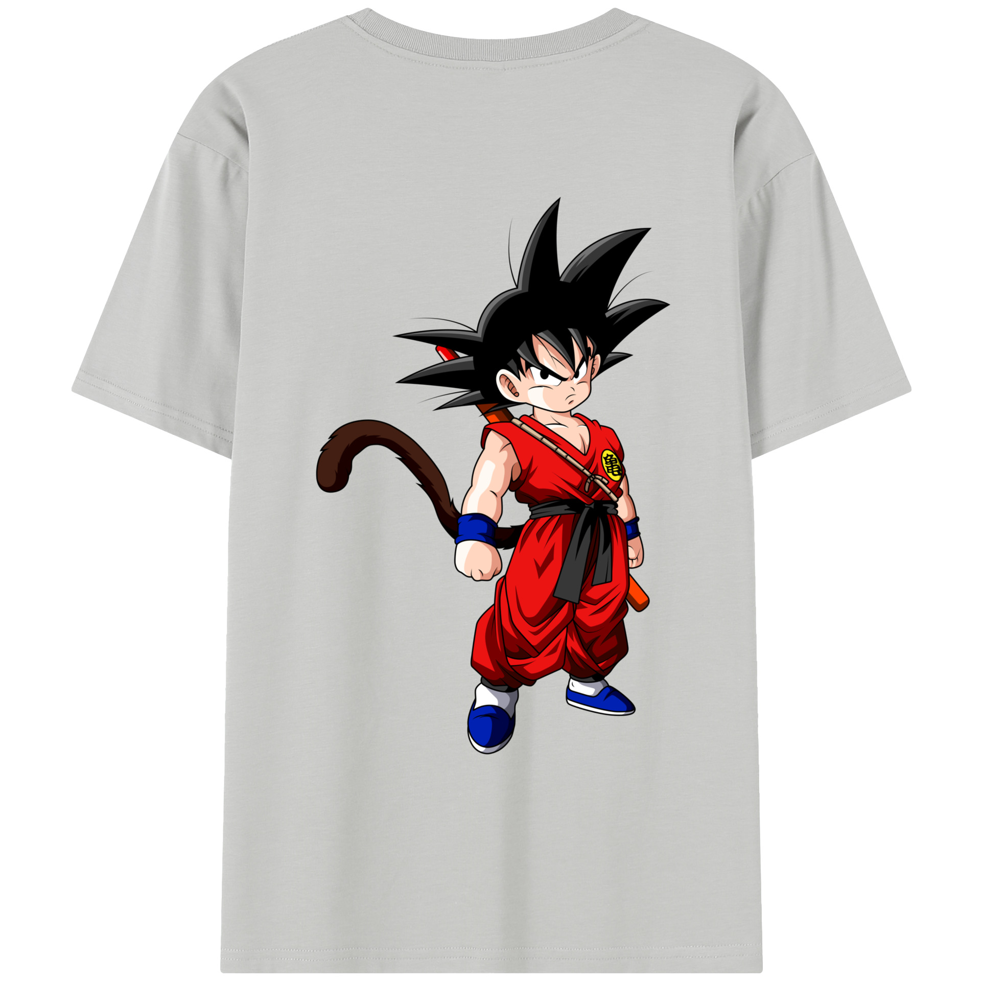 （画像用） ドラゴンボール 孫悟空（そん ごくう）Son Goku カカロット DRAGON BALL Kakarotto レディース半袖Tシャツ(バックプリント)