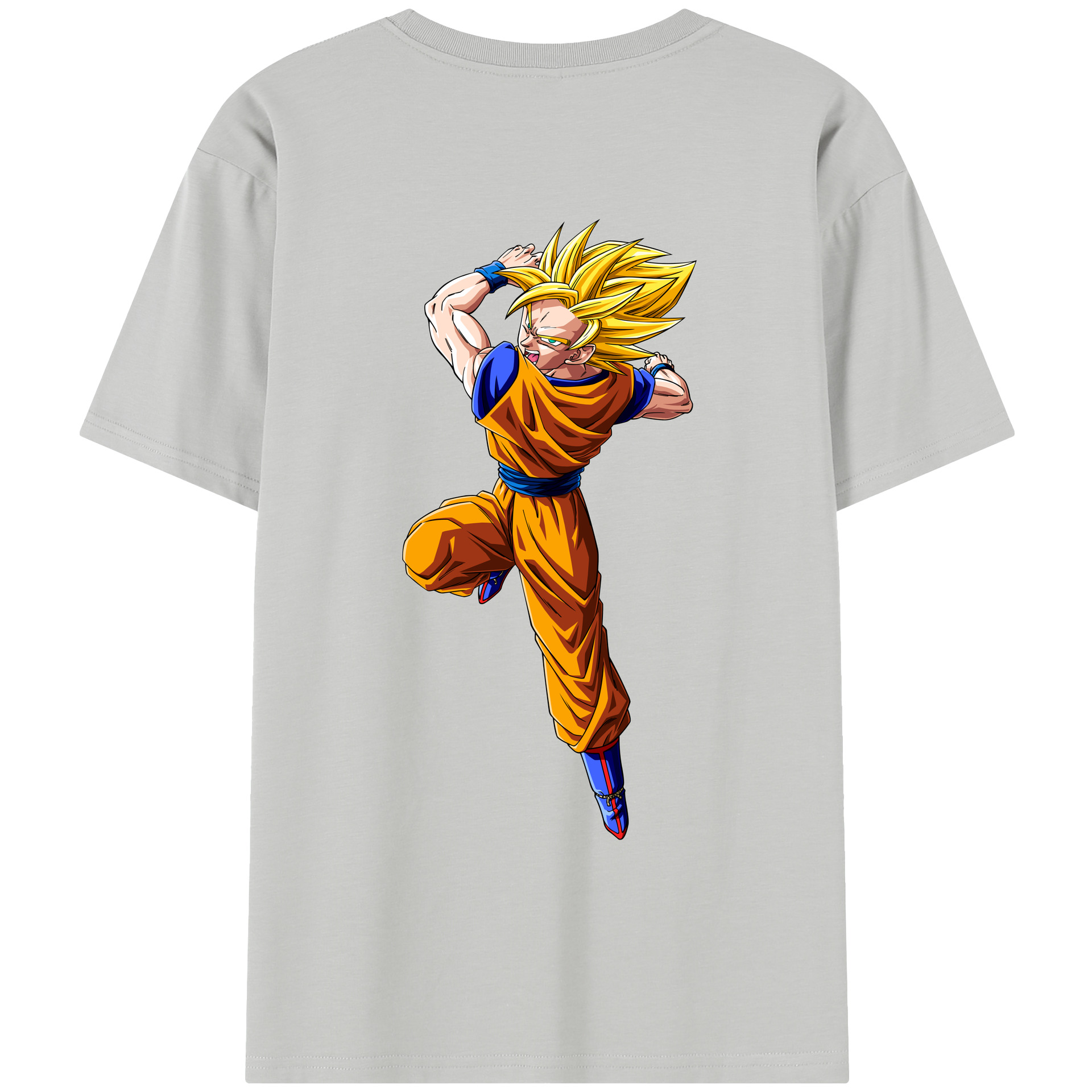 （画像用） ドラゴンボール 孫悟空（そん ごくう）Son Goku カカロット DRAGON BALL Kakarotto レディース半袖Tシャツ(バックプリント)