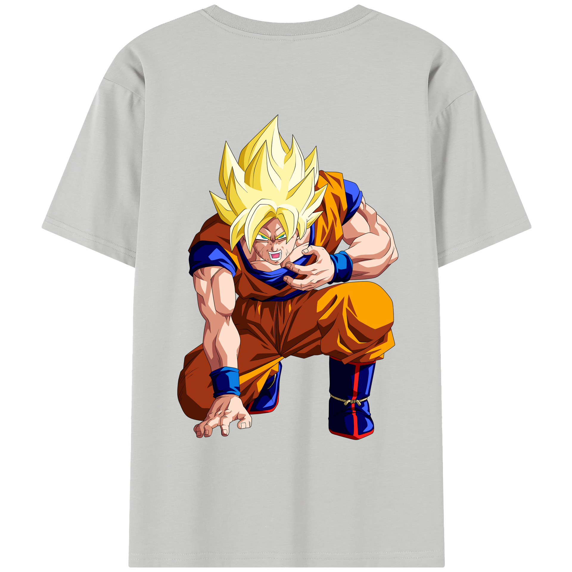 （画像用） ドラゴンボール 孫悟空（そん ごくう）Son Goku カカロット DRAGON BALL Kakarotto レディース半袖Tシャツ(バックプリント)