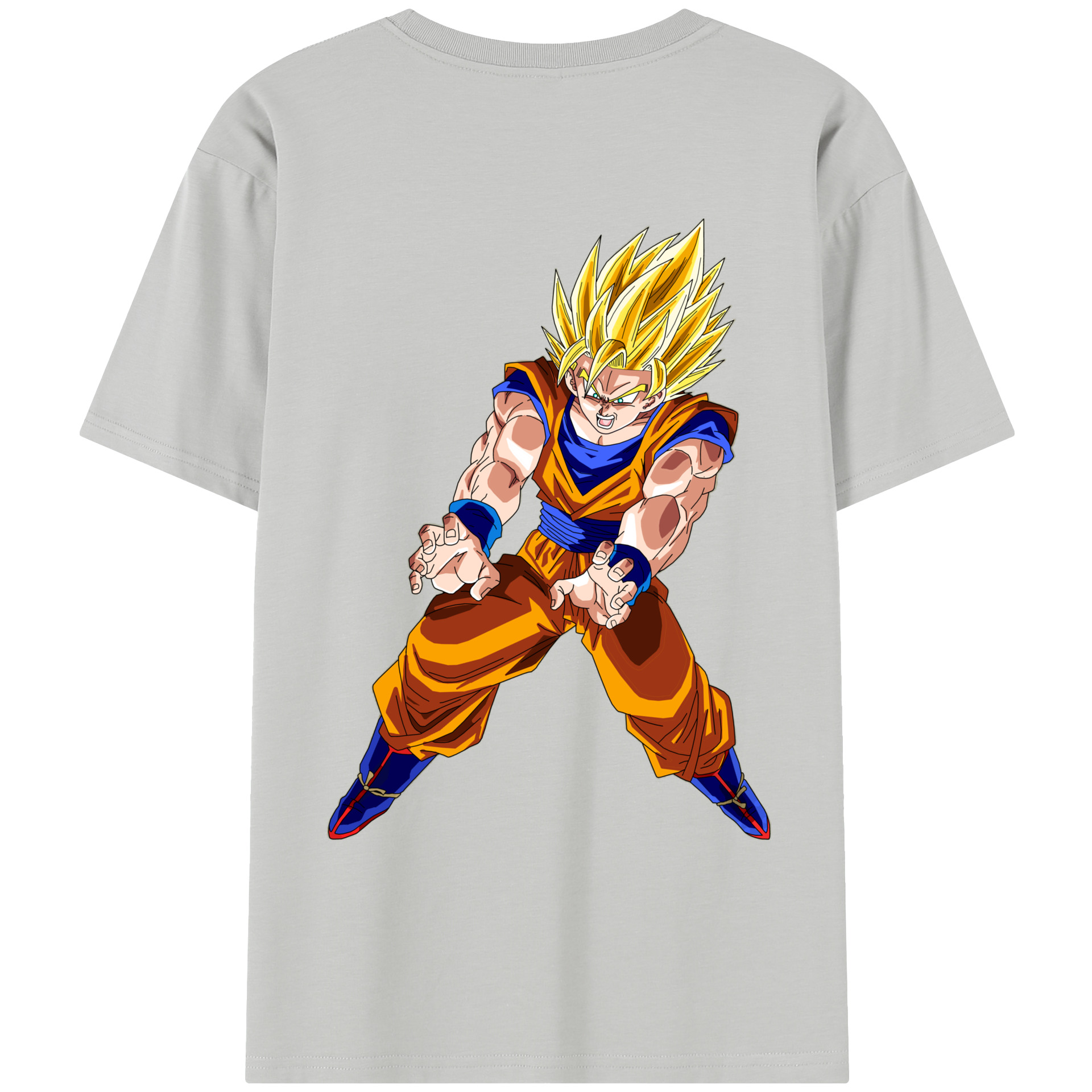 （画像用） ドラゴンボール 孫悟空（そん ごくう）Son Goku カカロット DRAGON BALL Kakarotto レディース半袖Tシャツ(バックプリント)