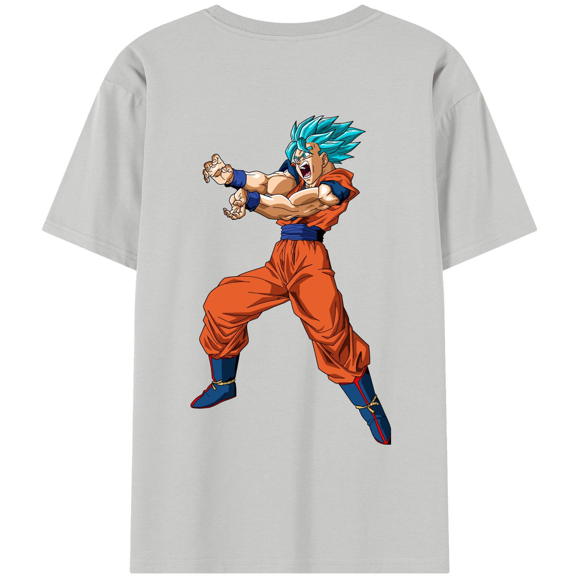（画像用） ドラゴンボール 孫悟空（そん ごくう）Son Goku カカロット DRAGON BALL Kakarotto レディース半袖Tシャツ(バックプリント)