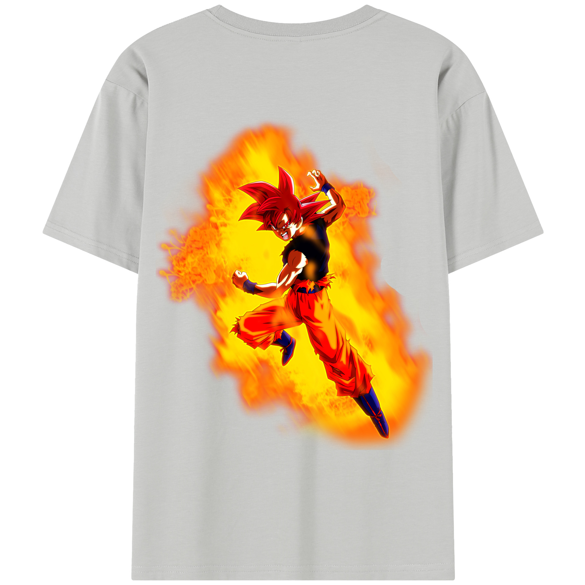 （画像用） ドラゴンボール 孫悟空（そん ごくう）Son Goku カカロット DRAGON BALL Kakarotto レディース半袖Tシャツ(バックプリント)