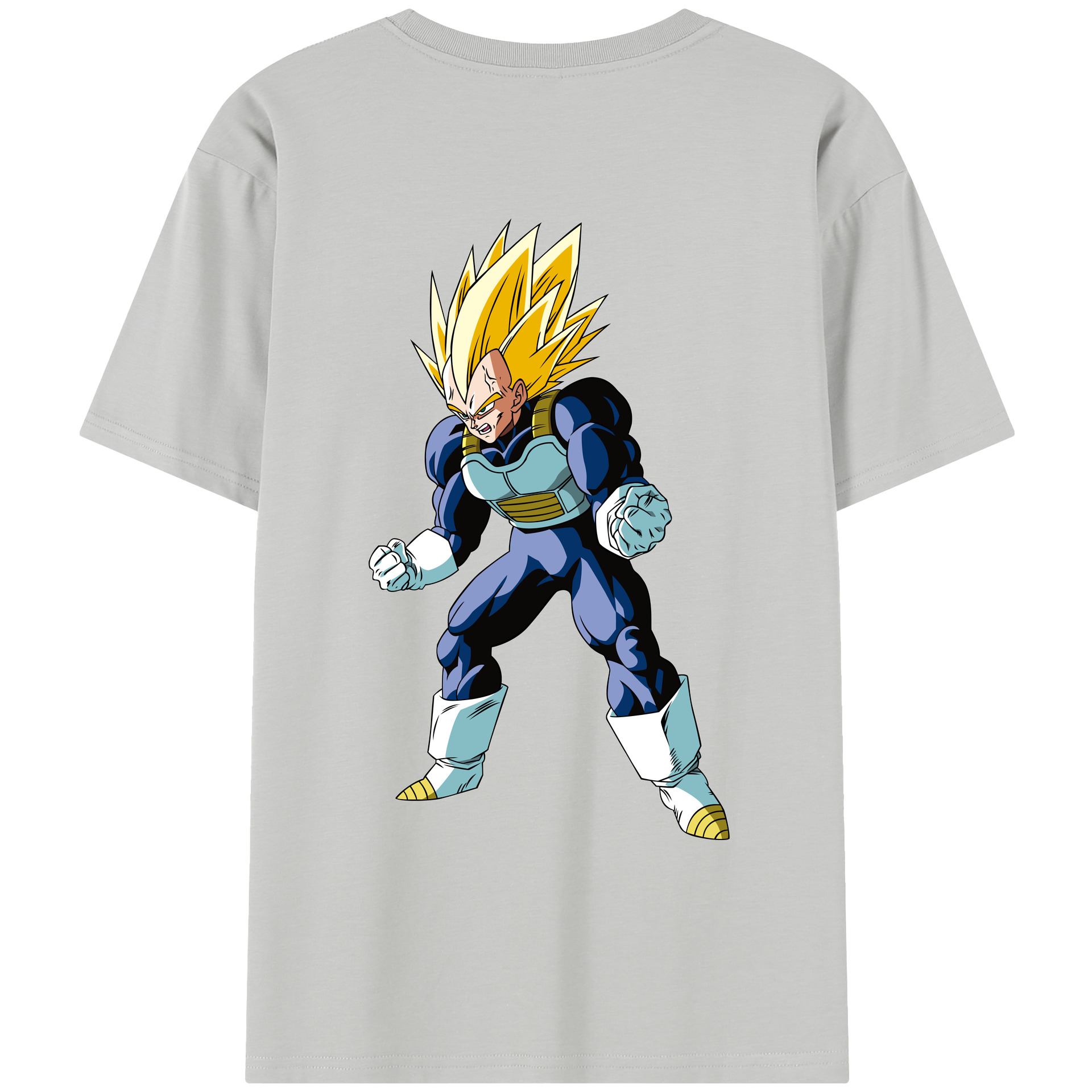 （画像用） ドラゴンボール ベジータ四世（Bejīta Yonsei）DRAGON BALL Vegeta IV レディース半袖Tシャツ(バックプリント)