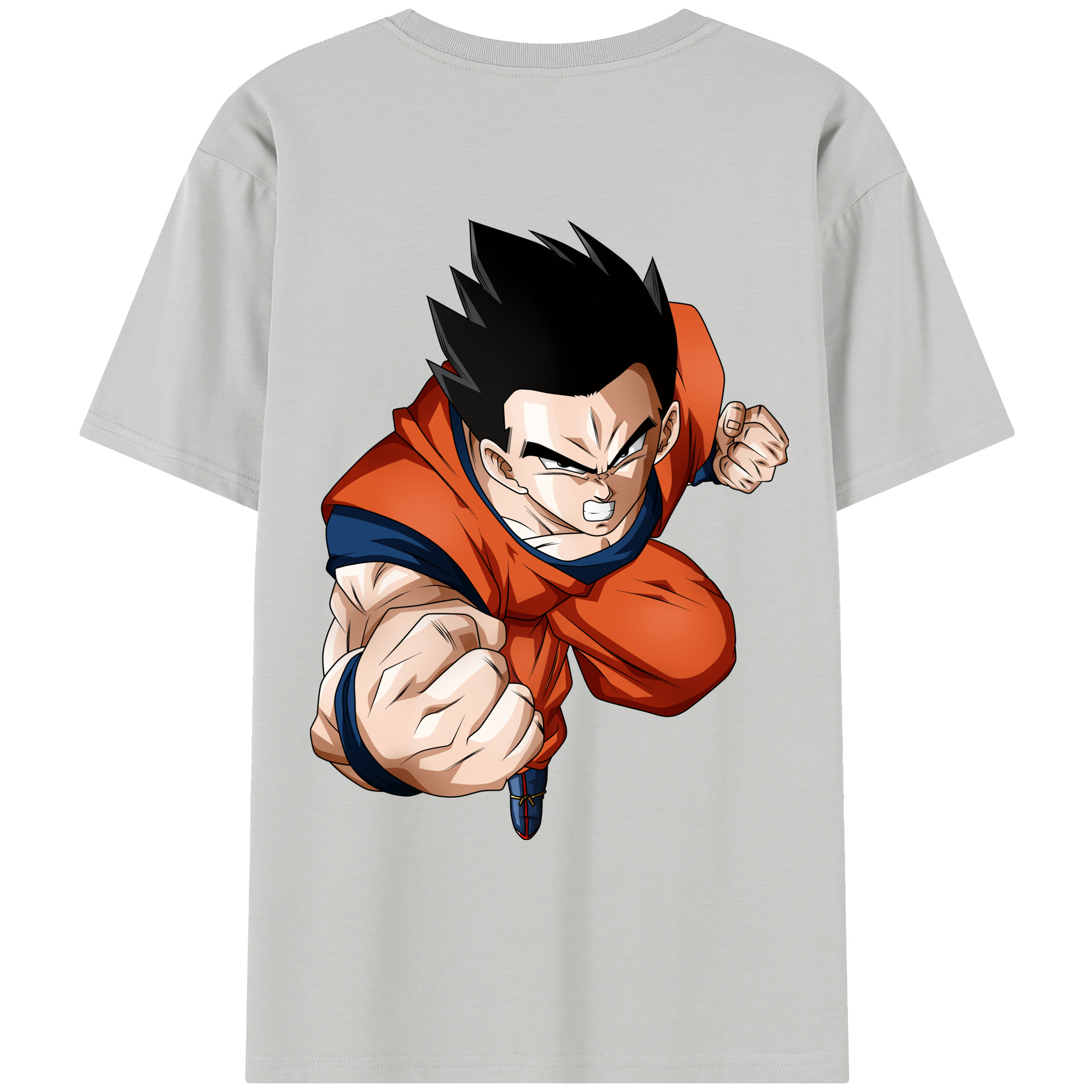 （画像用） ドラゴンボール 孫 悟飯（そんごはん）DRAGON BALL Son Gohan レディース半袖Tシャツ(バックプリント)