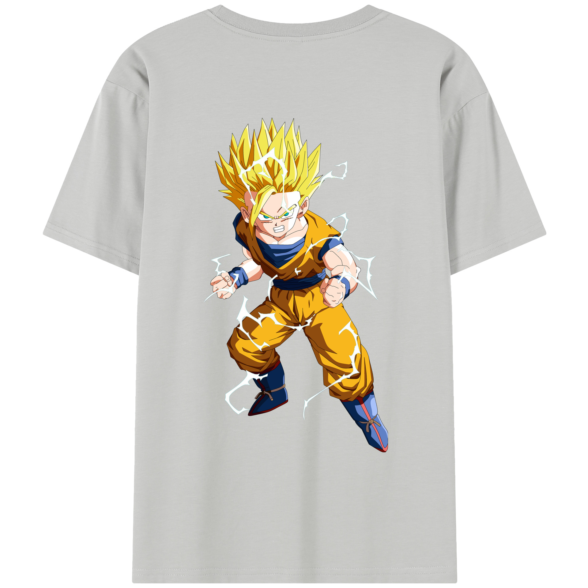 （画像用） ドラゴンボール 孫 悟飯（そんごはん）DRAGON BALL Son Gohan レディース半袖Tシャツ(バックプリント)