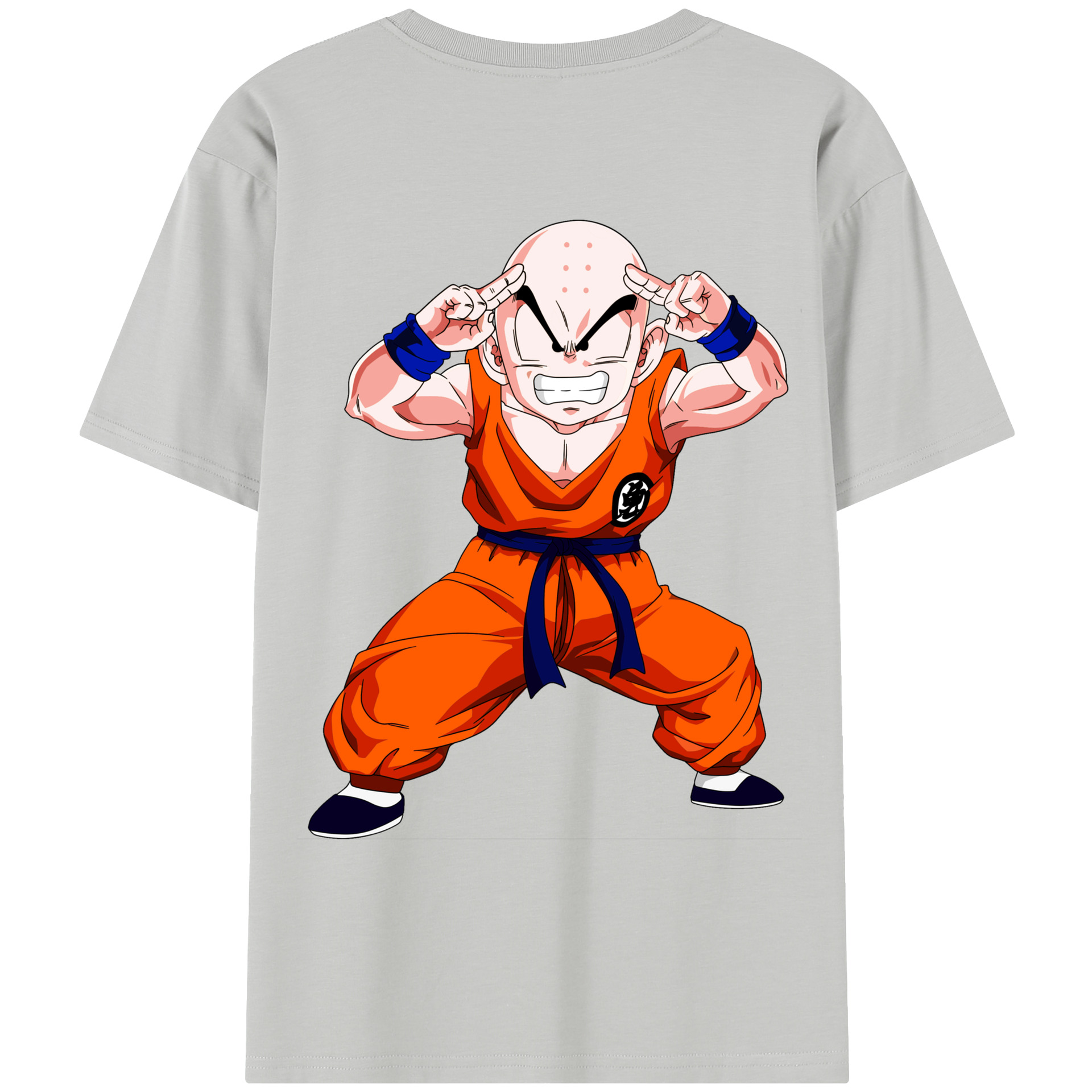 （画像用） ドラゴンボール クリリン DRAGON BALL krillin レディース半袖Tシャツ(バックプリント)