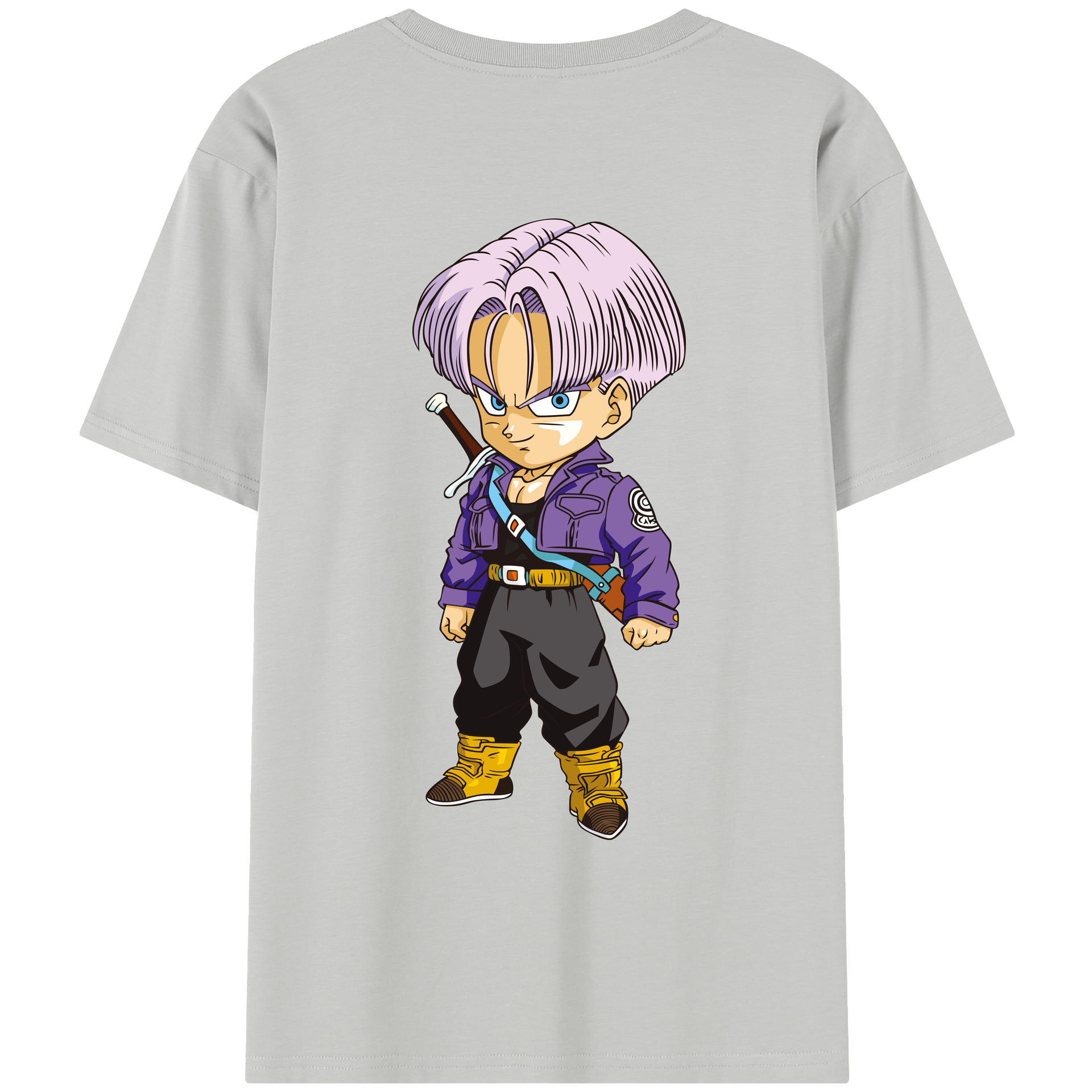 （画像用） ドラゴンボール トランクス（Torankusu）DRAGON BALL Trunks レディース半袖Tシャツ(バックプリント)