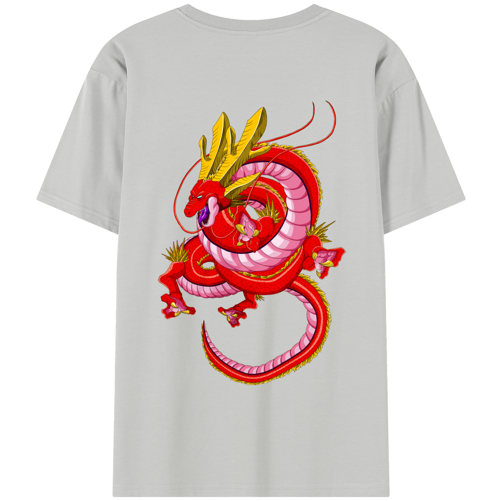 （画像用） ドラゴンボール 神龍 シェンロン DRAGON BALL Shenron レディース半袖Tシャツ(バックプリント)