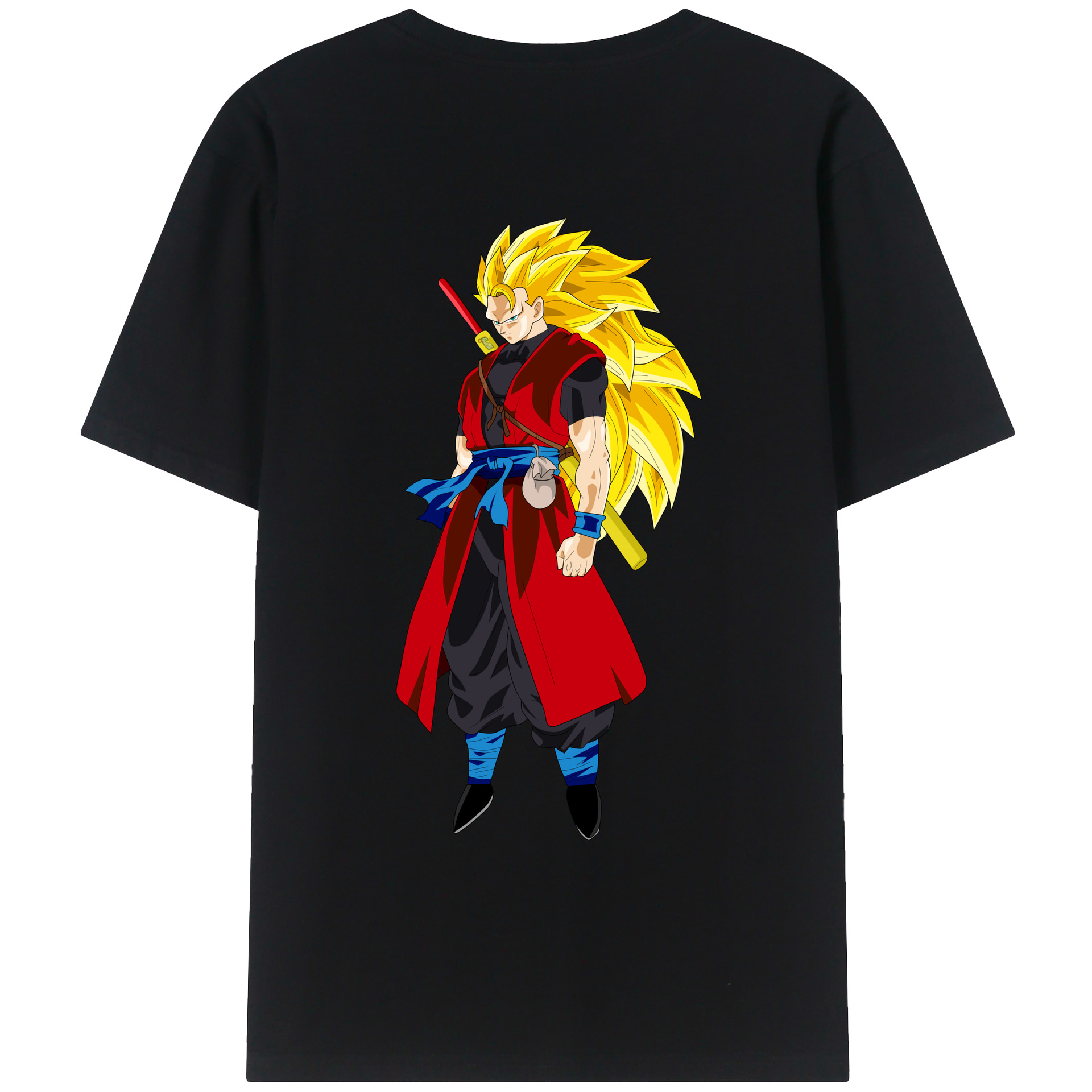 （画像用） ドラゴンボール トランクス（Torankusu）DRAGON BALL Trunks レディース半袖Tシャツ(バックプリント)
