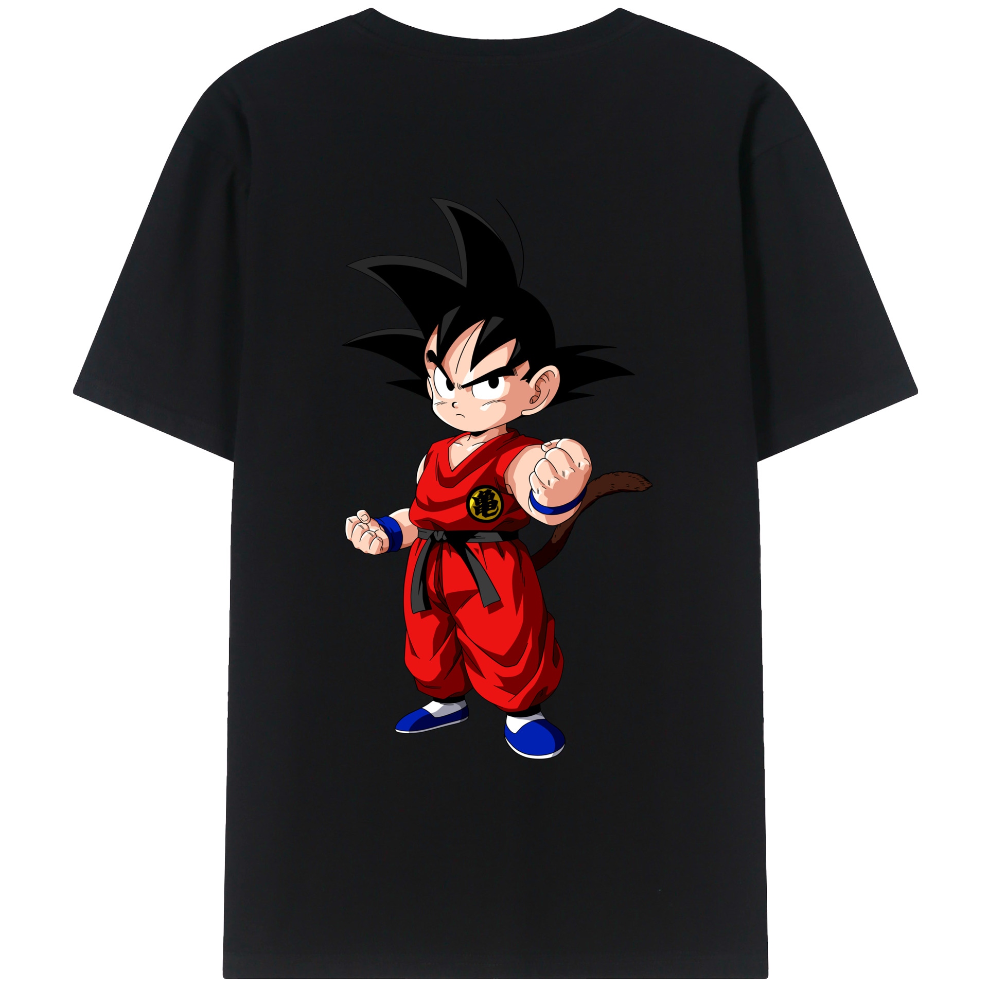 （画像用） ドラゴンボール 孫悟空（そん ごくう）Son Goku カカロット DRAGON BALL Kakarotto レディース半袖Tシャツ(バックプリント)