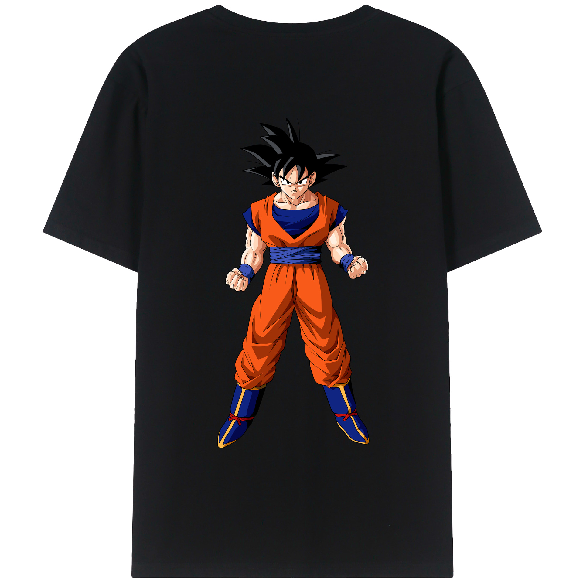 （画像用） ドラゴンボール 孫悟空（そん ごくう）Son Goku カカロット DRAGON BALL Kakarotto レディース半袖Tシャツ(バックプリント)