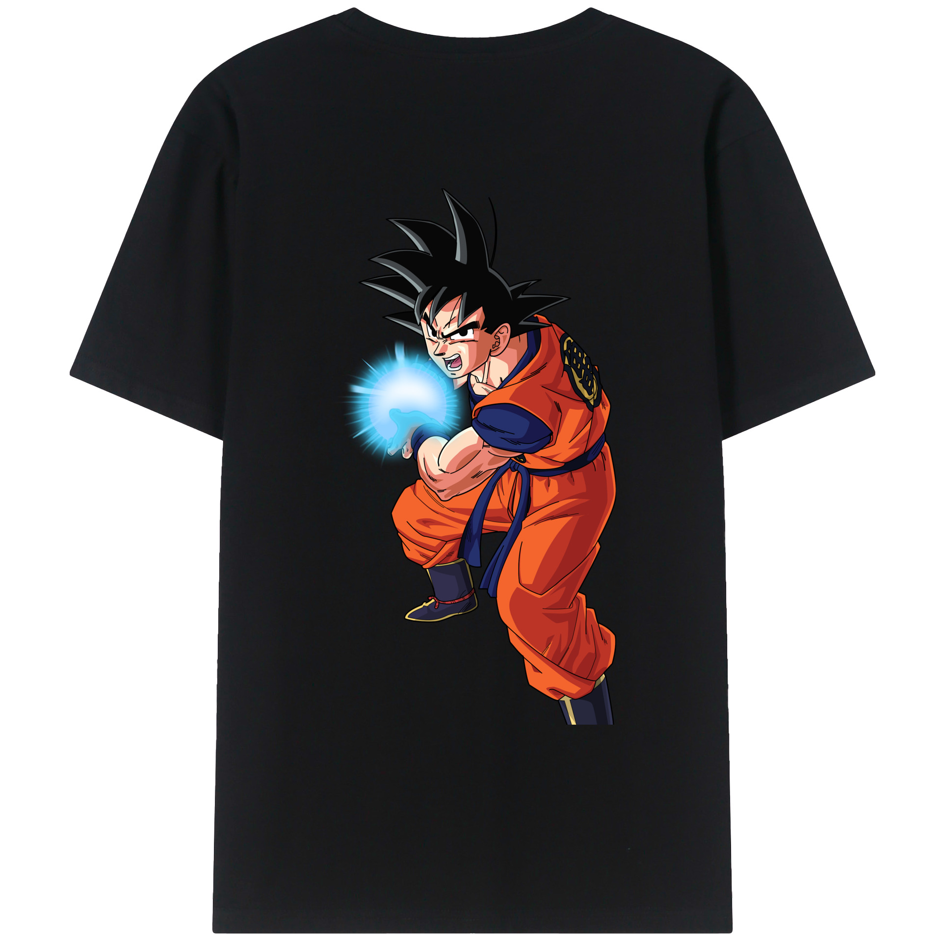 （画像用） ドラゴンボール 孫悟空（そん ごくう）Son Goku カカロット DRAGON BALL Kakarotto レディース半袖Tシャツ(バックプリント)