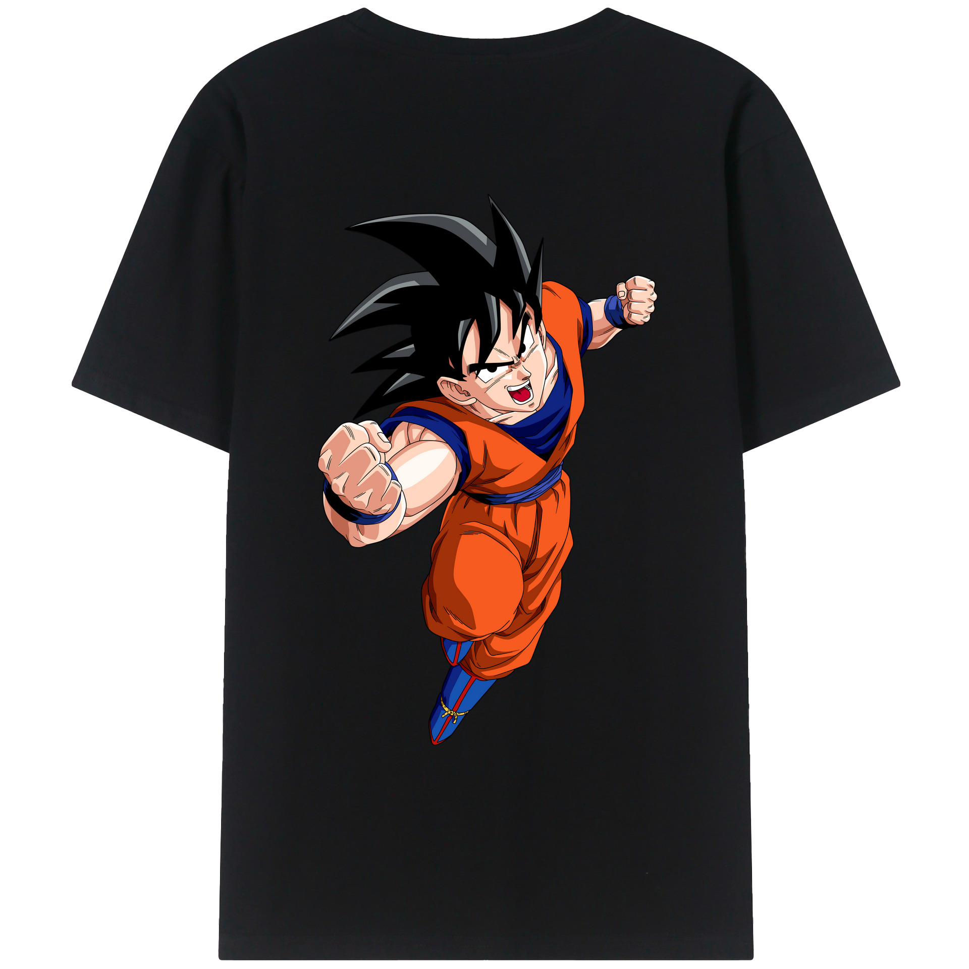 （画像用） ドラゴンボール 孫悟空（そん ごくう）Son Goku カカロット DRAGON BALL Kakarotto レディース半袖Tシャツ(バックプリント)