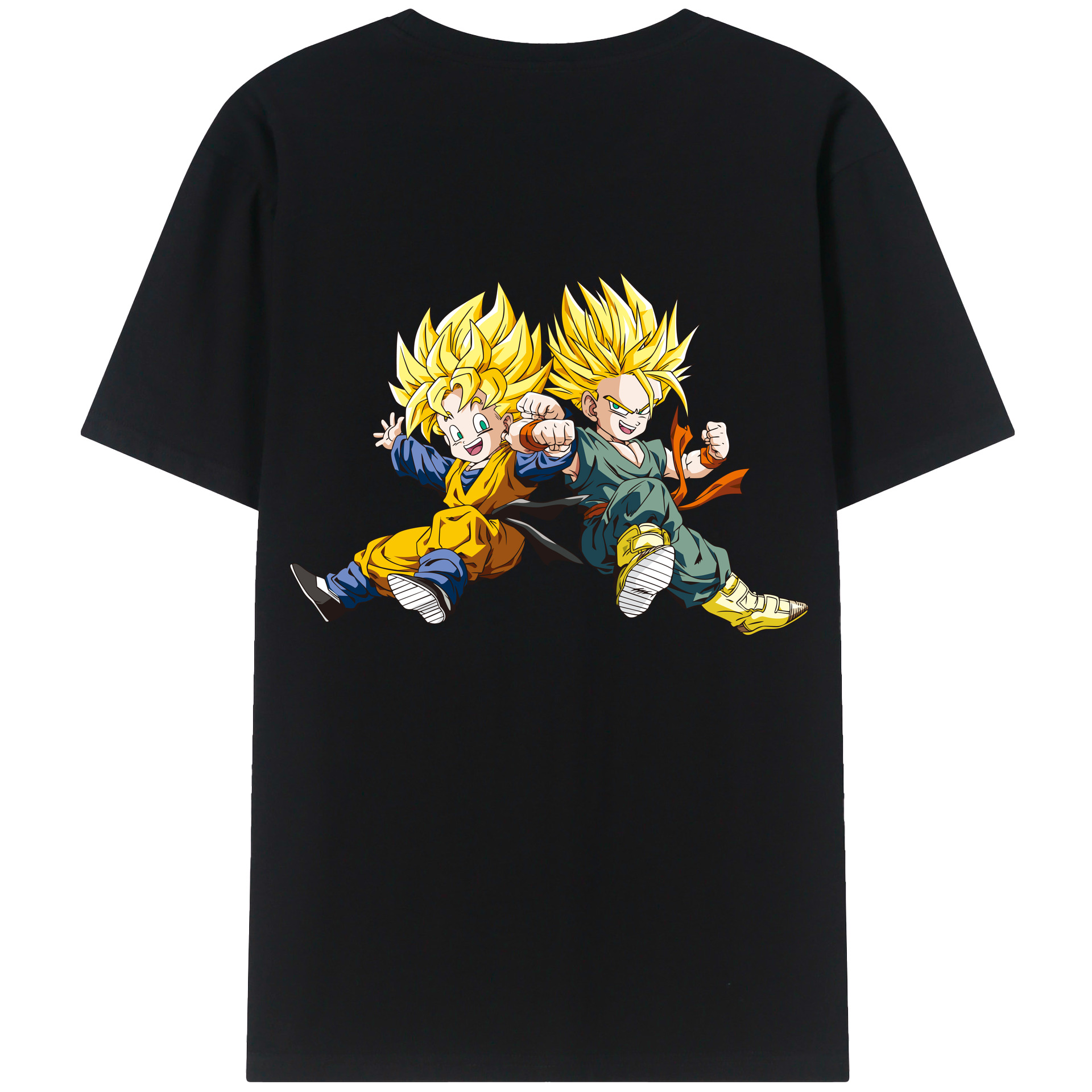（画像用） ドラゴンボール 孫悟空（そん ごくう）Son Goku カカロット DRAGON BALL Kakarotto レディース半袖Tシャツ(バックプリント)