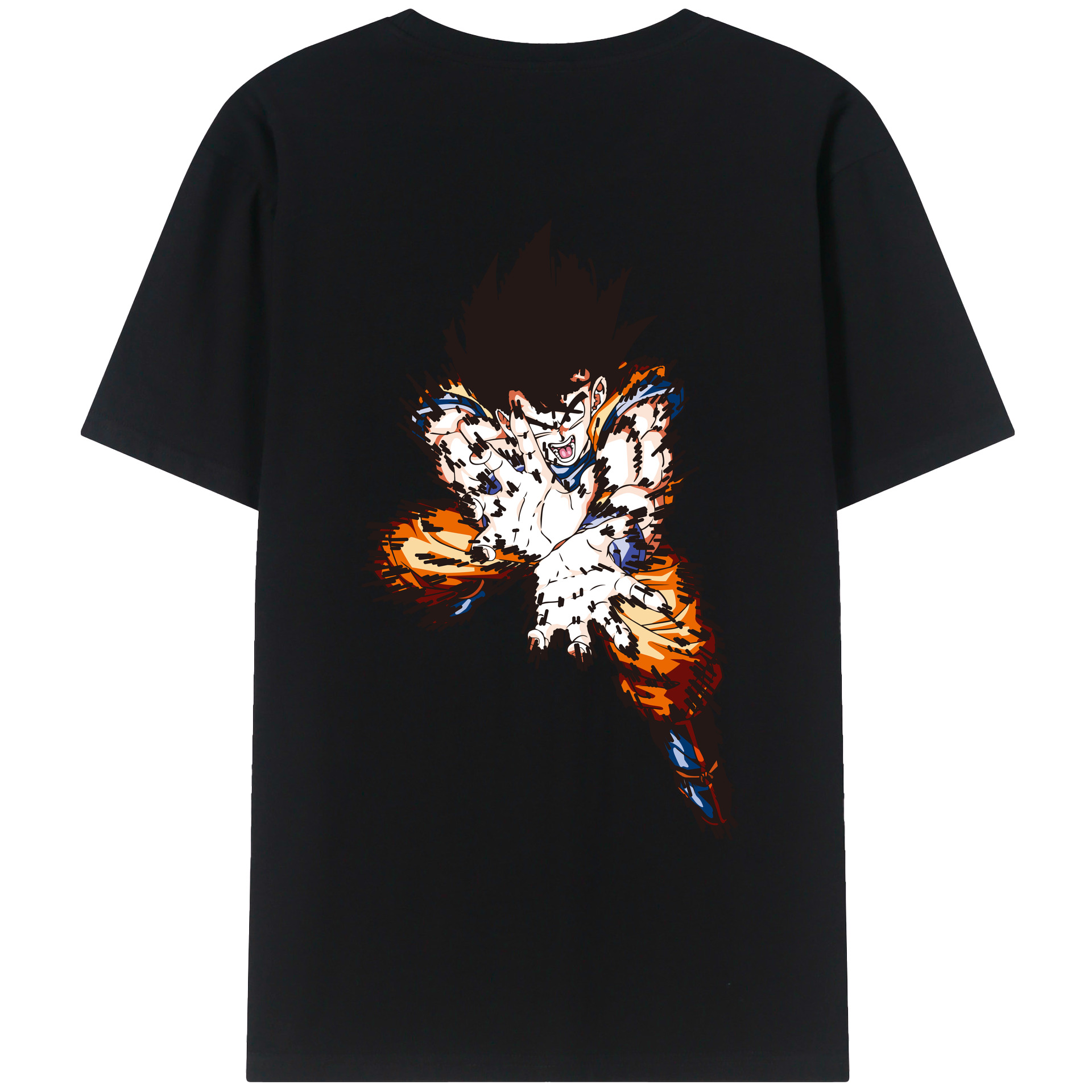 （画像用） ドラゴンボール 孫悟空（そん ごくう）Son Goku カカロット DRAGON BALL Kakarotto レディース半袖Tシャツ(バックプリント)