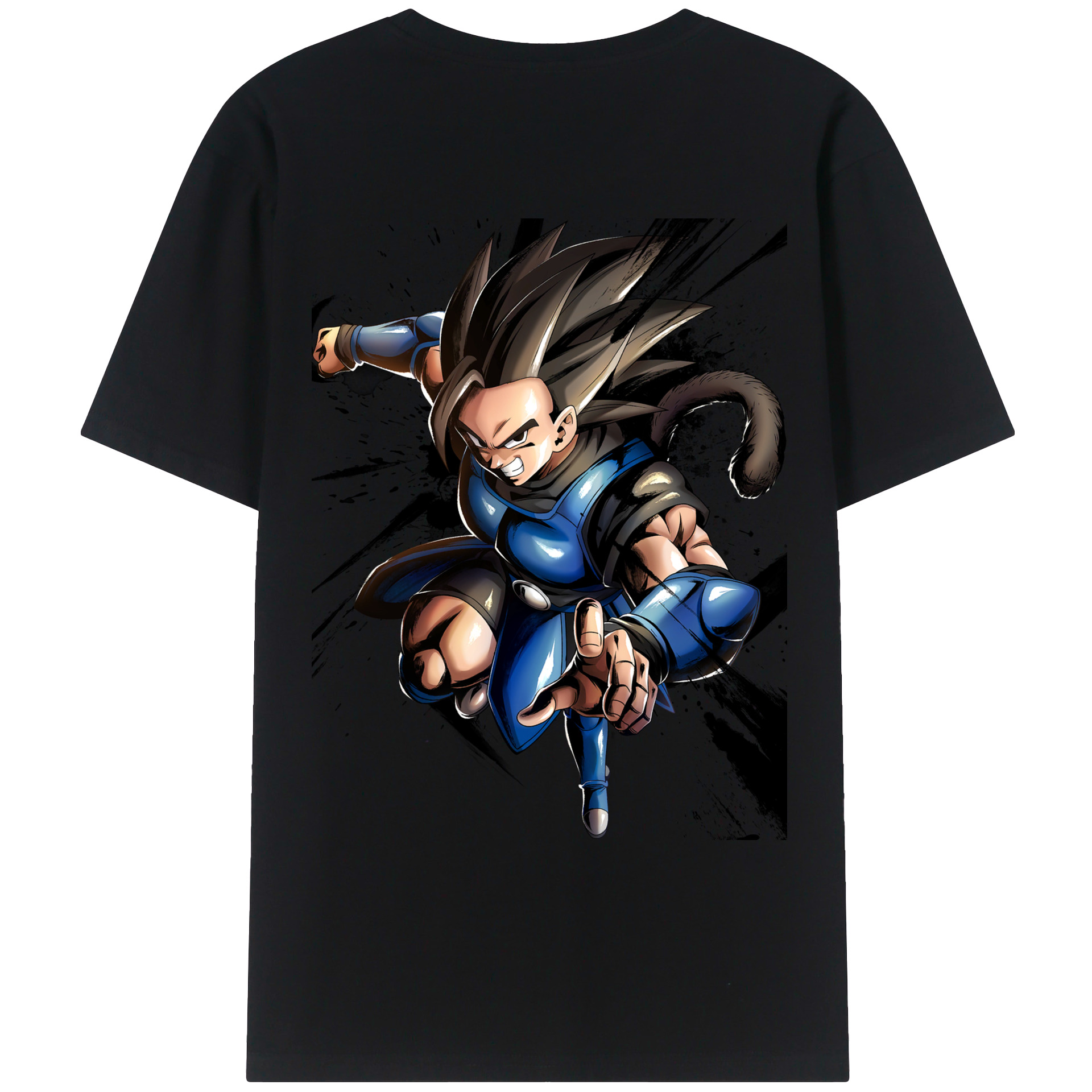 （画像用） ドラゴンボール ベジータ四世（Bejīta Yonsei）DRAGON BALL Vegeta IV レディース半袖Tシャツ(バックプリント)