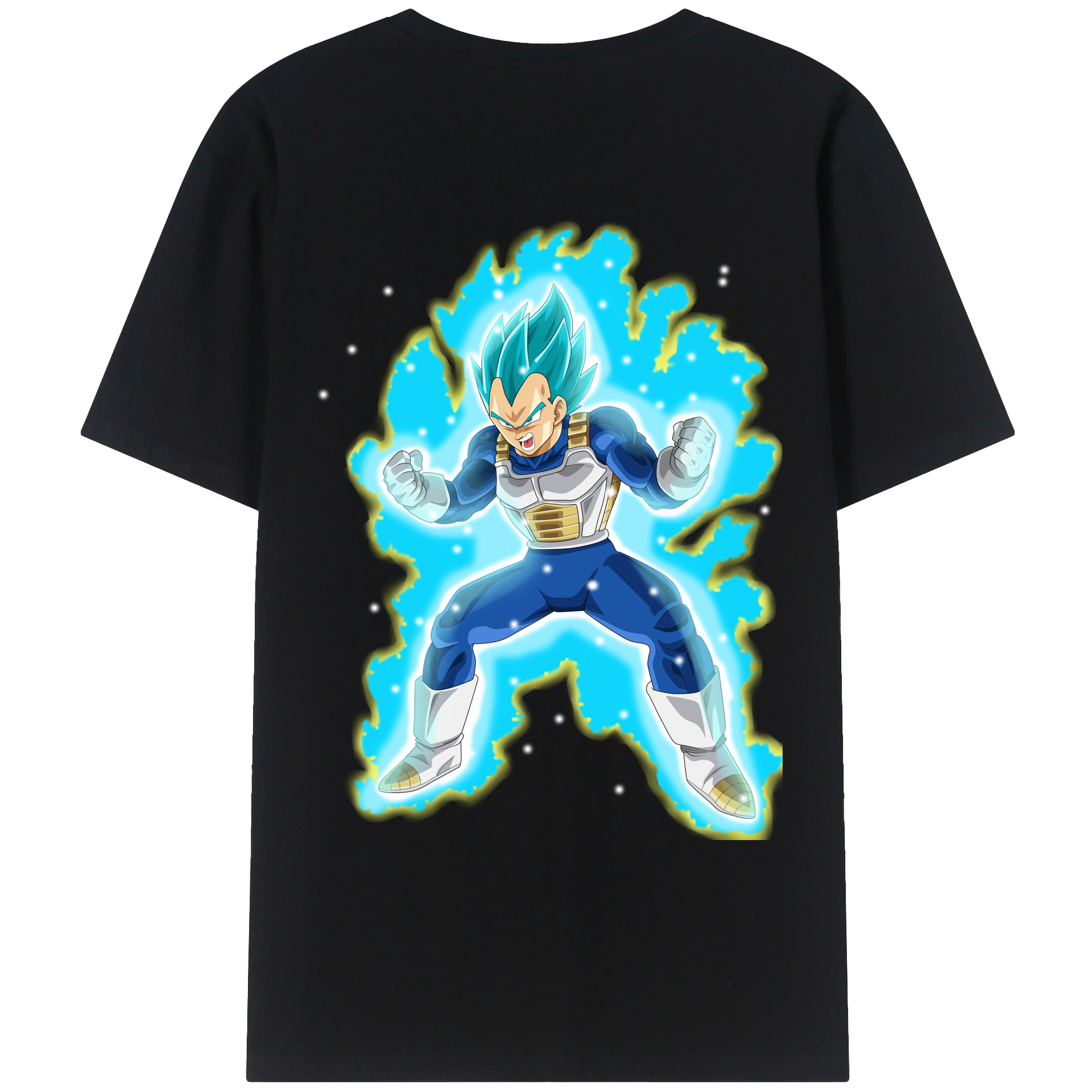（画像用） ドラゴンボール ベジータ四世（Bejīta Yonsei）DRAGON BALL Vegeta IV レディース半袖Tシャツ(バックプリント)
